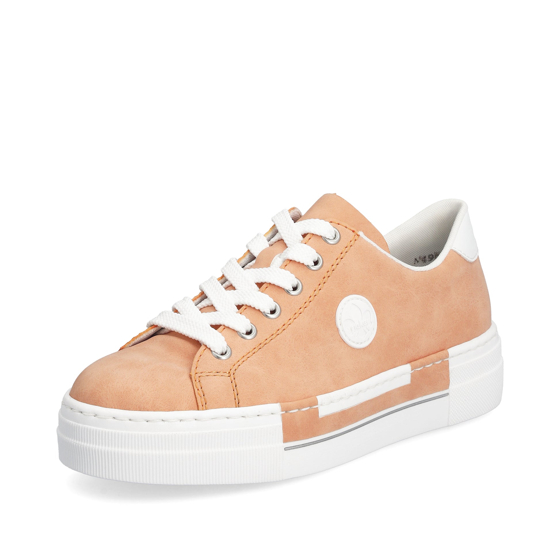 Orange Lace-Up Shoes for Women | Rieker N49W1-38