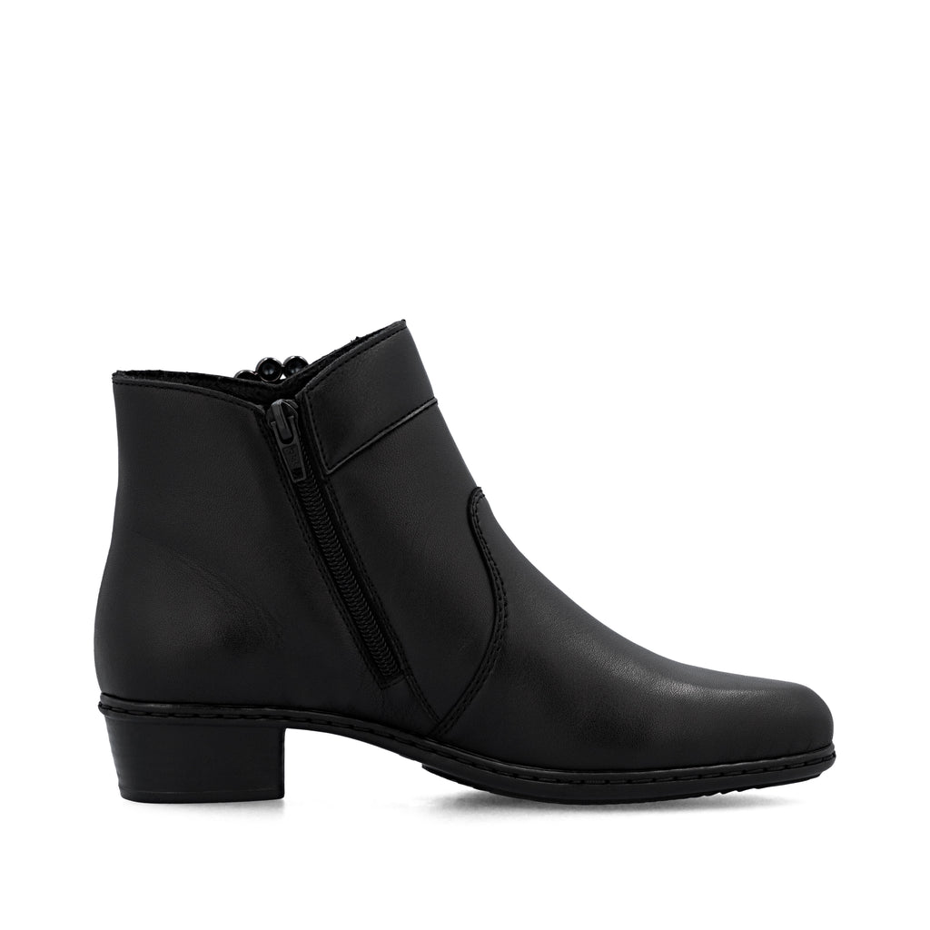 Black Zip Boots for Women | Rieker Y0797-00