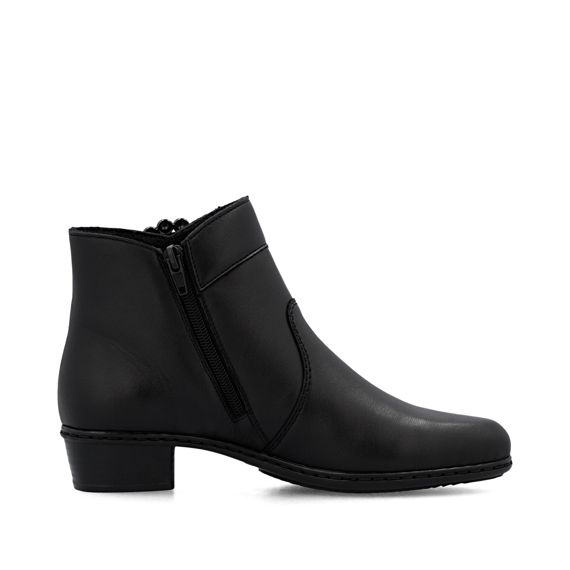 Black Zip Boots for Women | Rieker Y0797-00