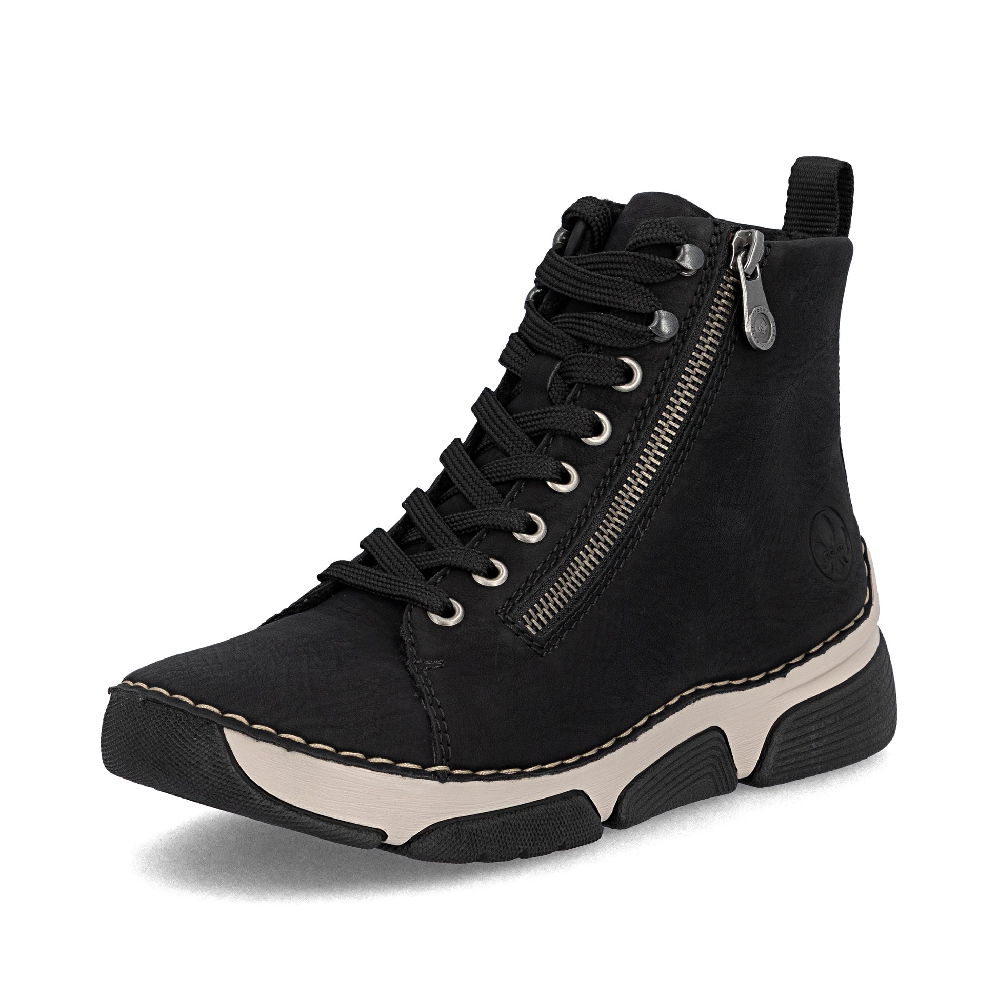 Black Zip Boots for Women | Rieker 45920-01