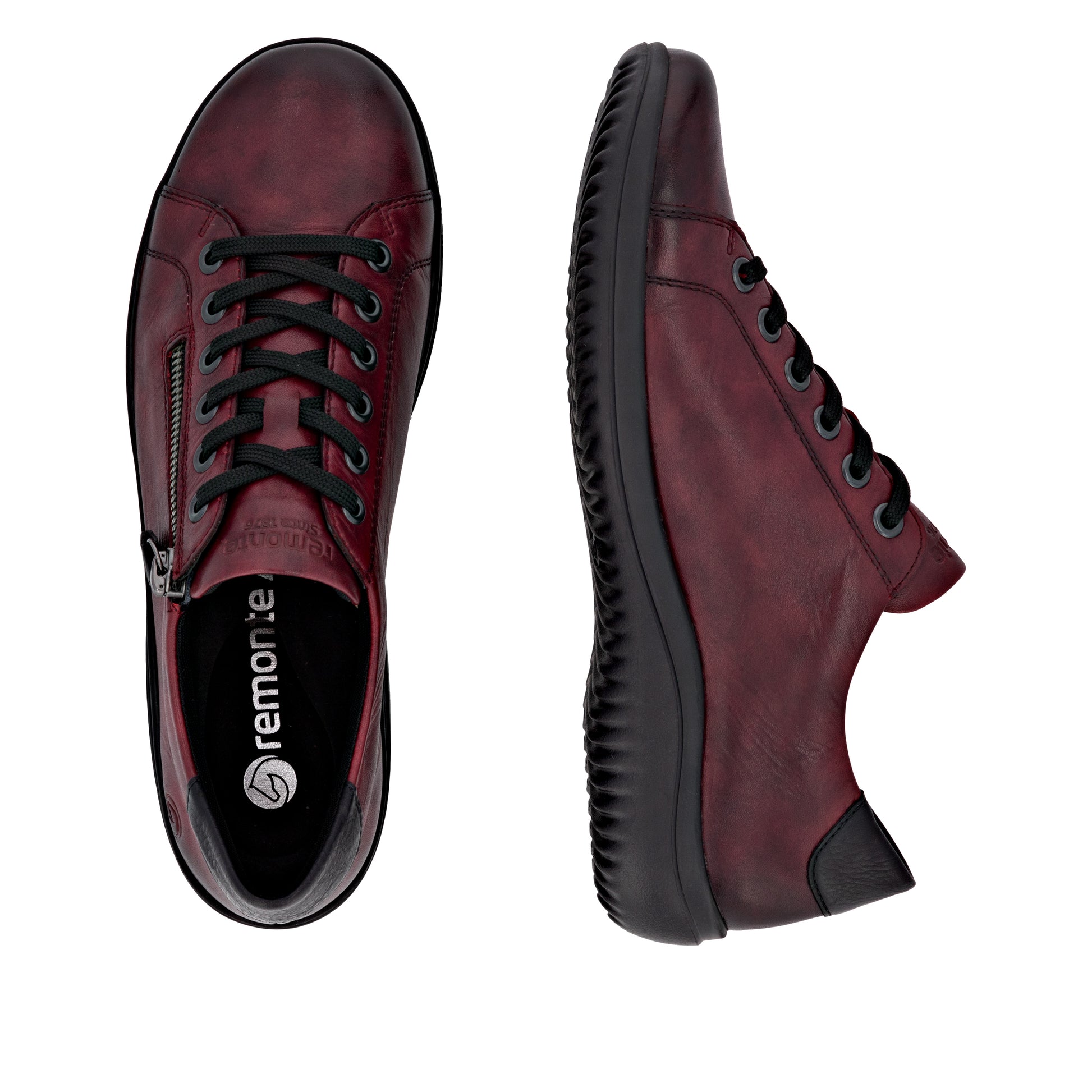 Red Zip Shoes for Women | Remonte D1E03-35