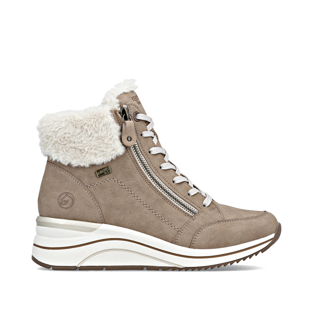 Brown Zip Boots for Women | Remonte D0T77-20