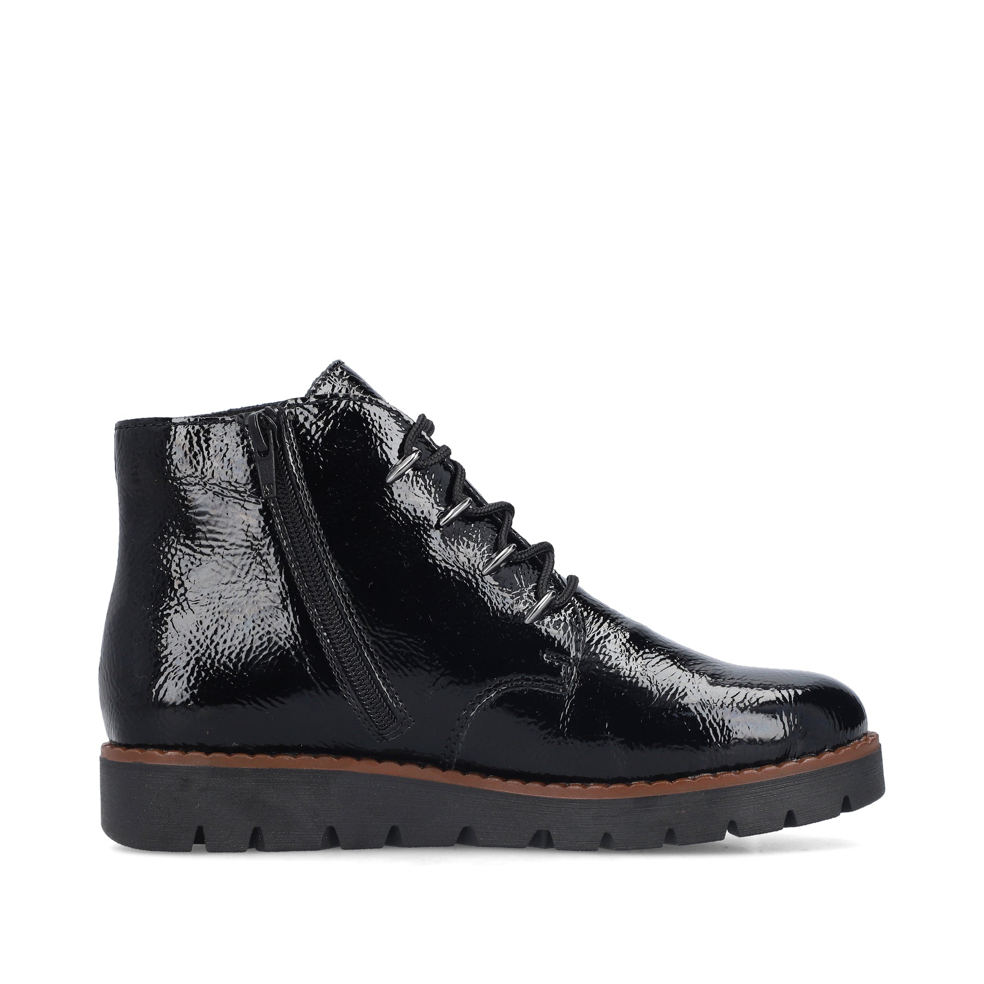 Black Zip Boots for Women | Rieker 44902-00