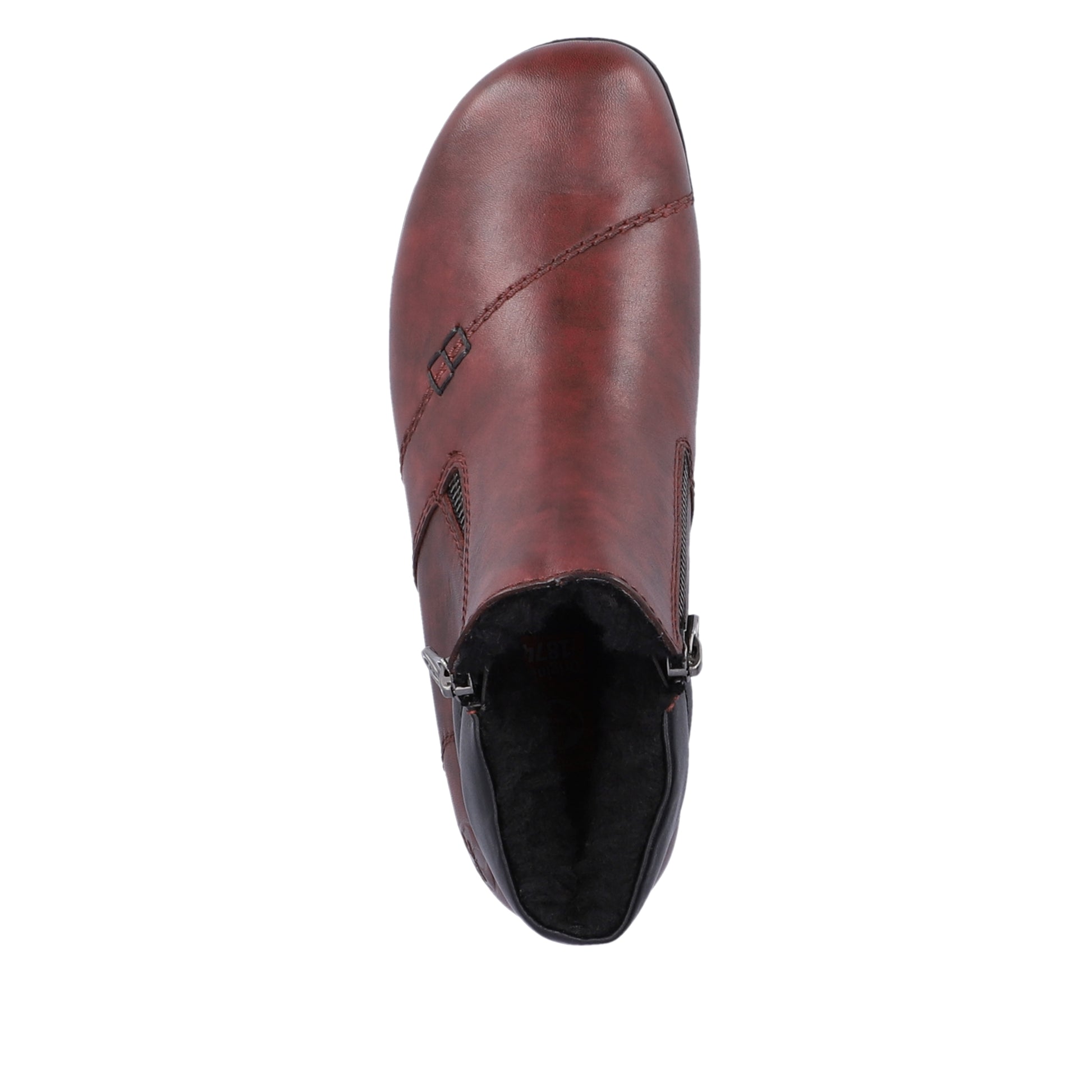 Red Zip Boots for Women | Rieker L4655-35