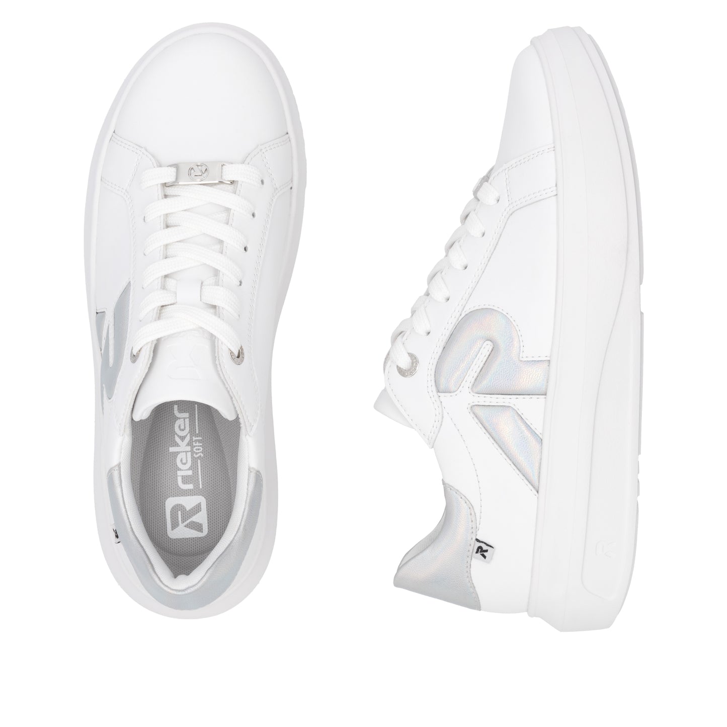 Rieker Sport Women's Trainer - White | W1204-82