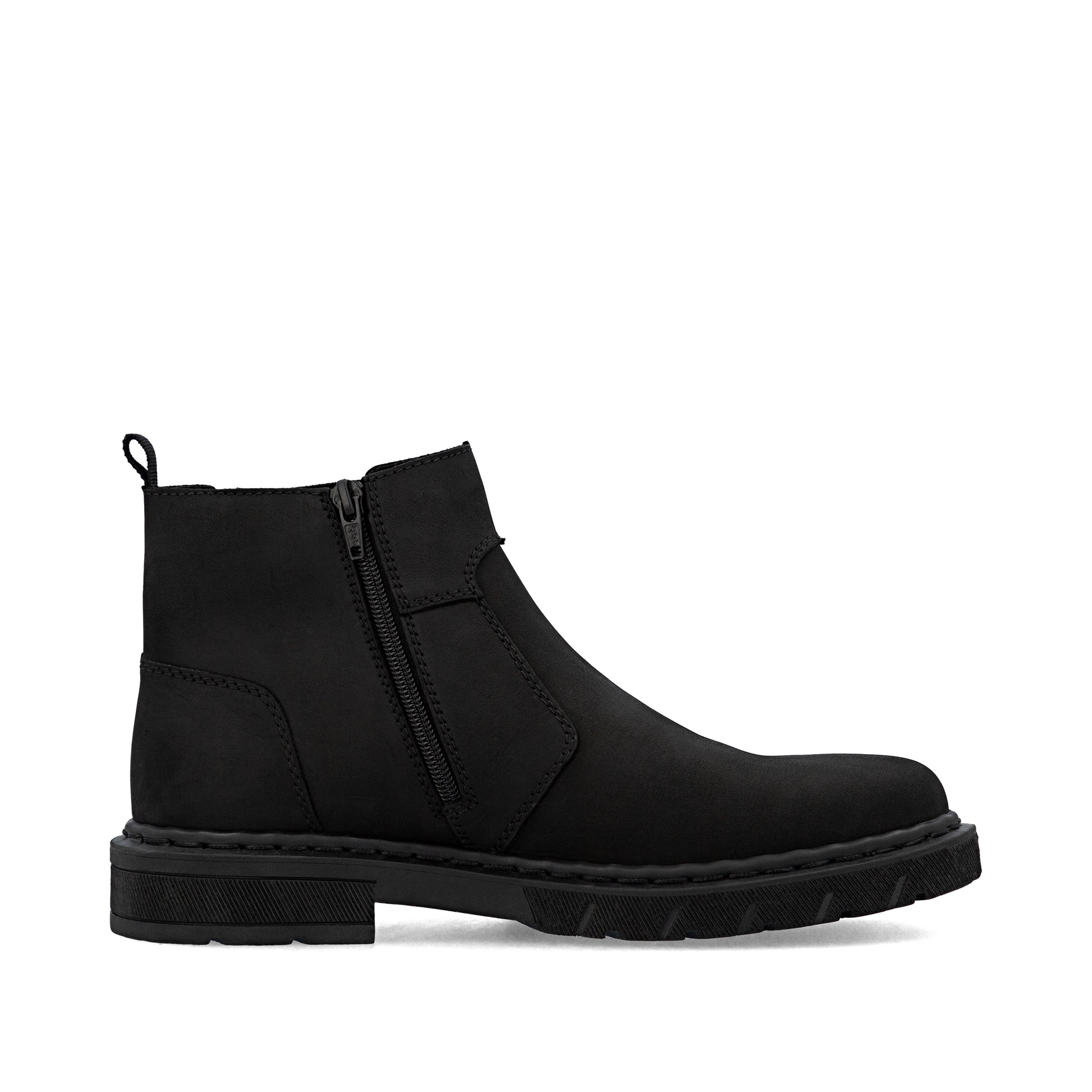 Black Zip Boots for Men | Rieker 31650-00