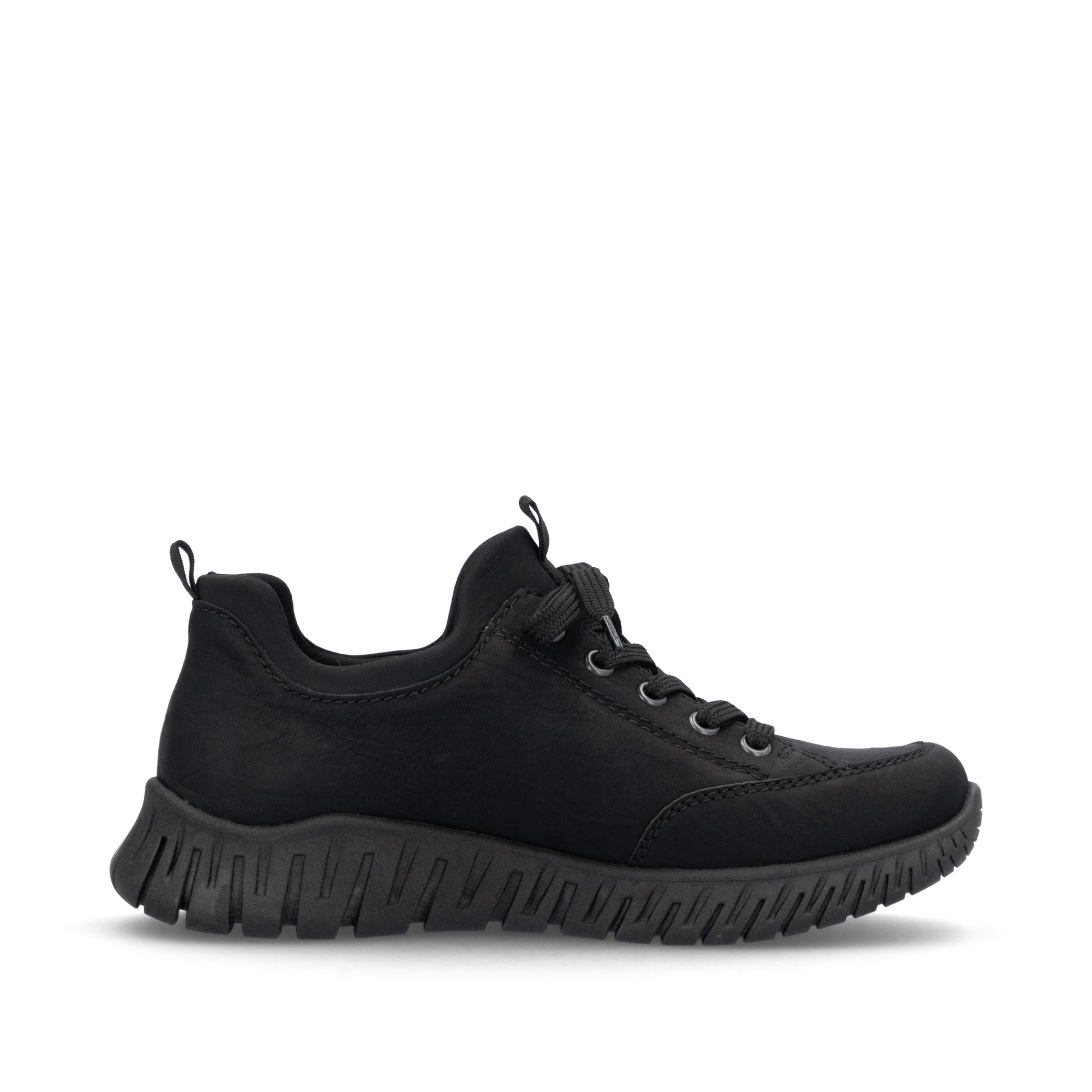Black Elasticated Shoes for Women | Rieker M5352-00