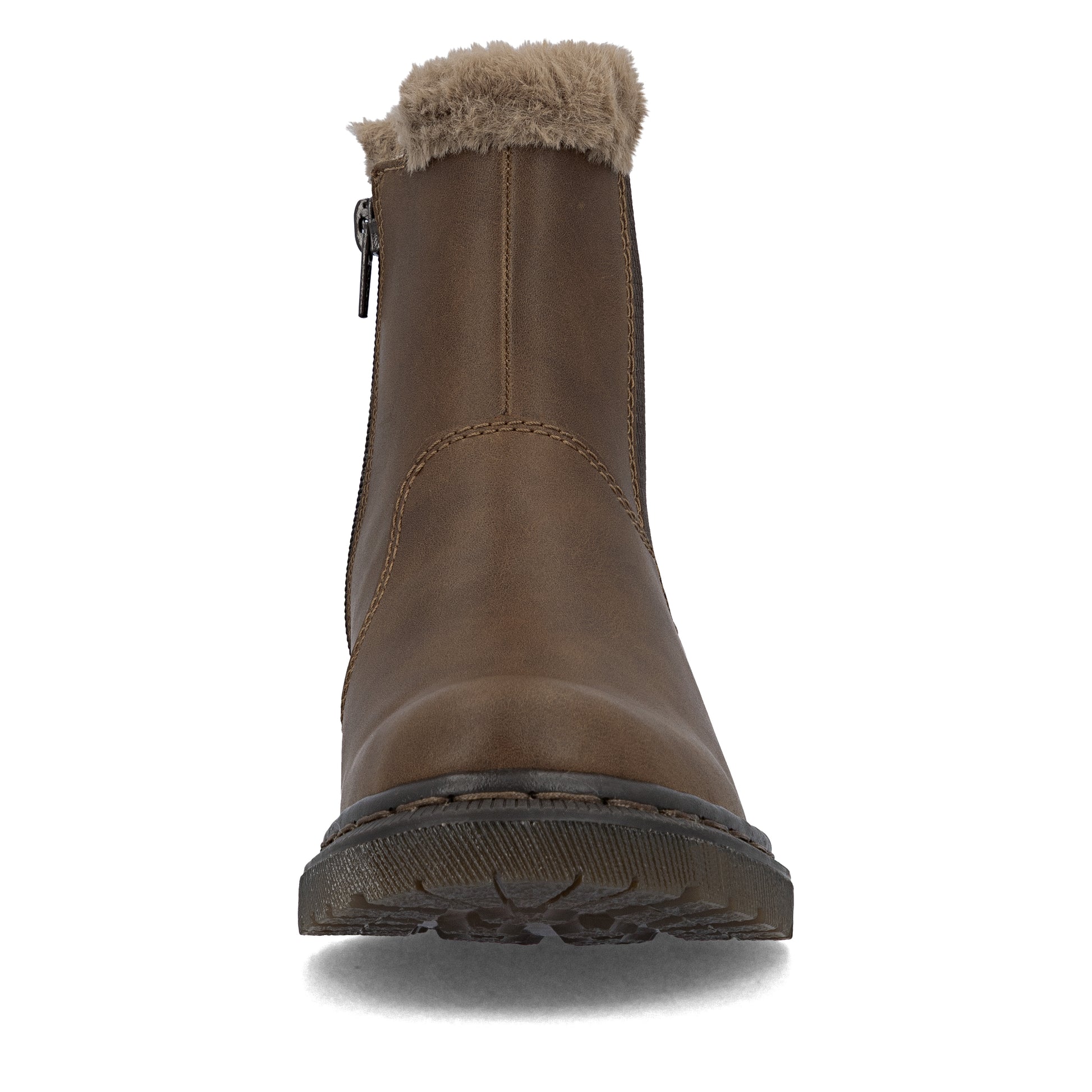 Brown Zip Boots for Women | Rieker 78250-22