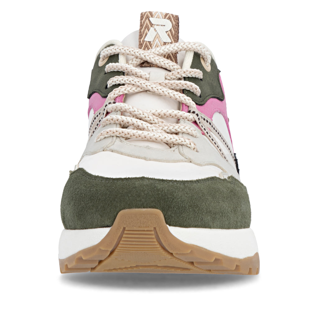 White Elasticated Shoes for Women | Rieker W2501-83