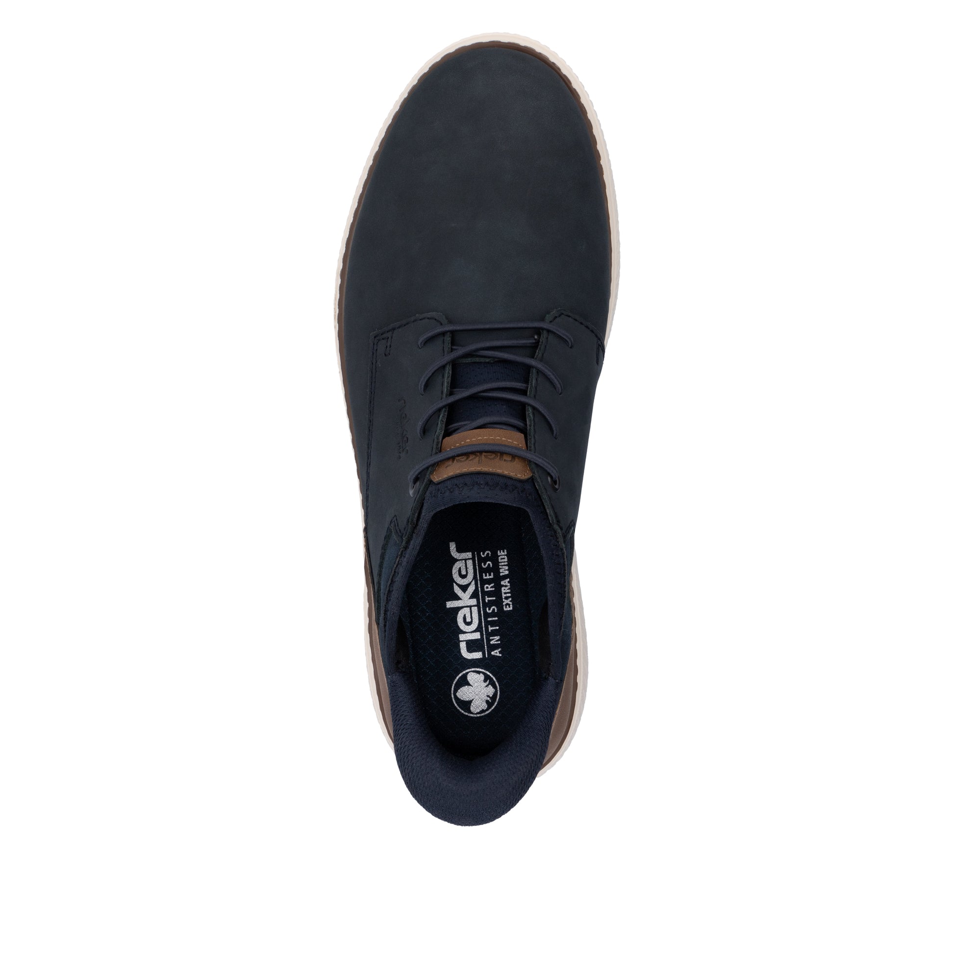 Blue Elasticated Shoes for Men | Rieker B3357-14