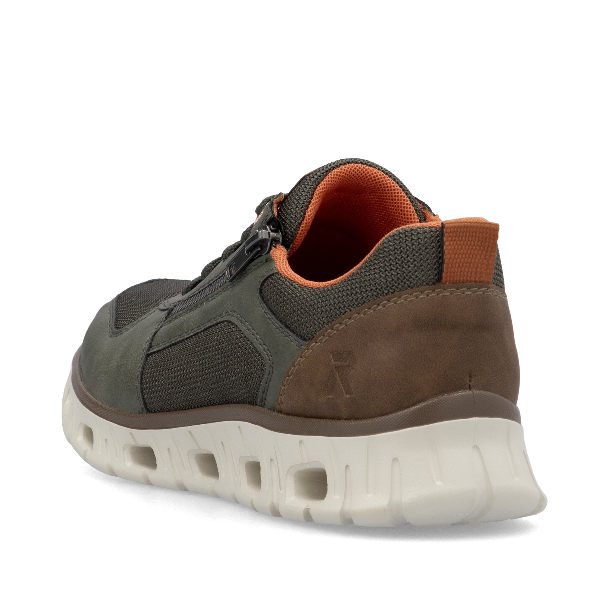 Green Zip Shoes for Men | Rieker 04301-54