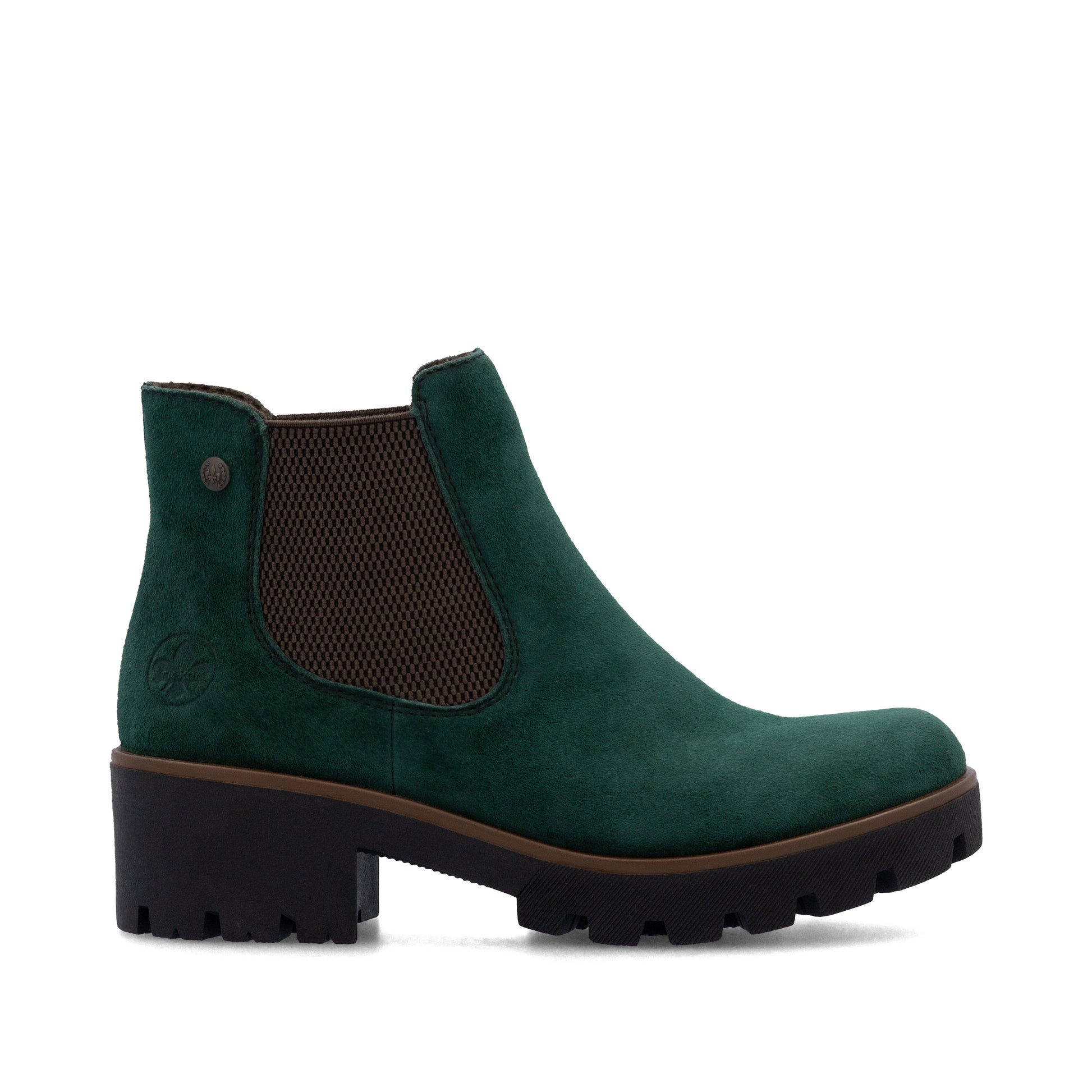 Green Elasticated Boots for Women | Rieker 79265-55