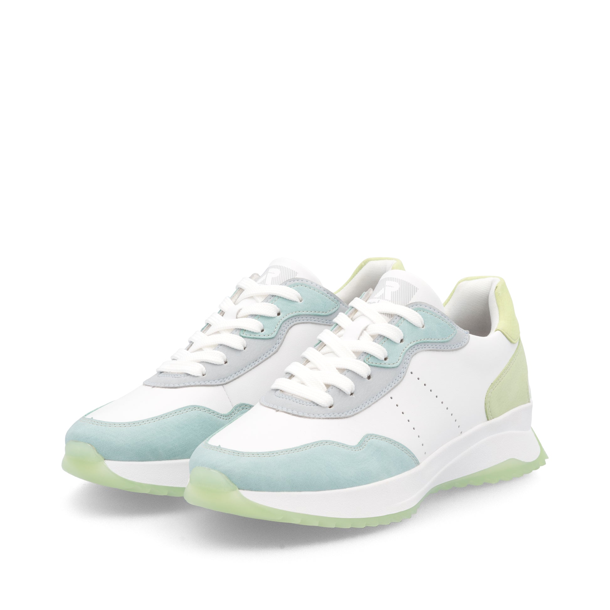 White Elasticated Shoes for Women | Rieker W1308-81