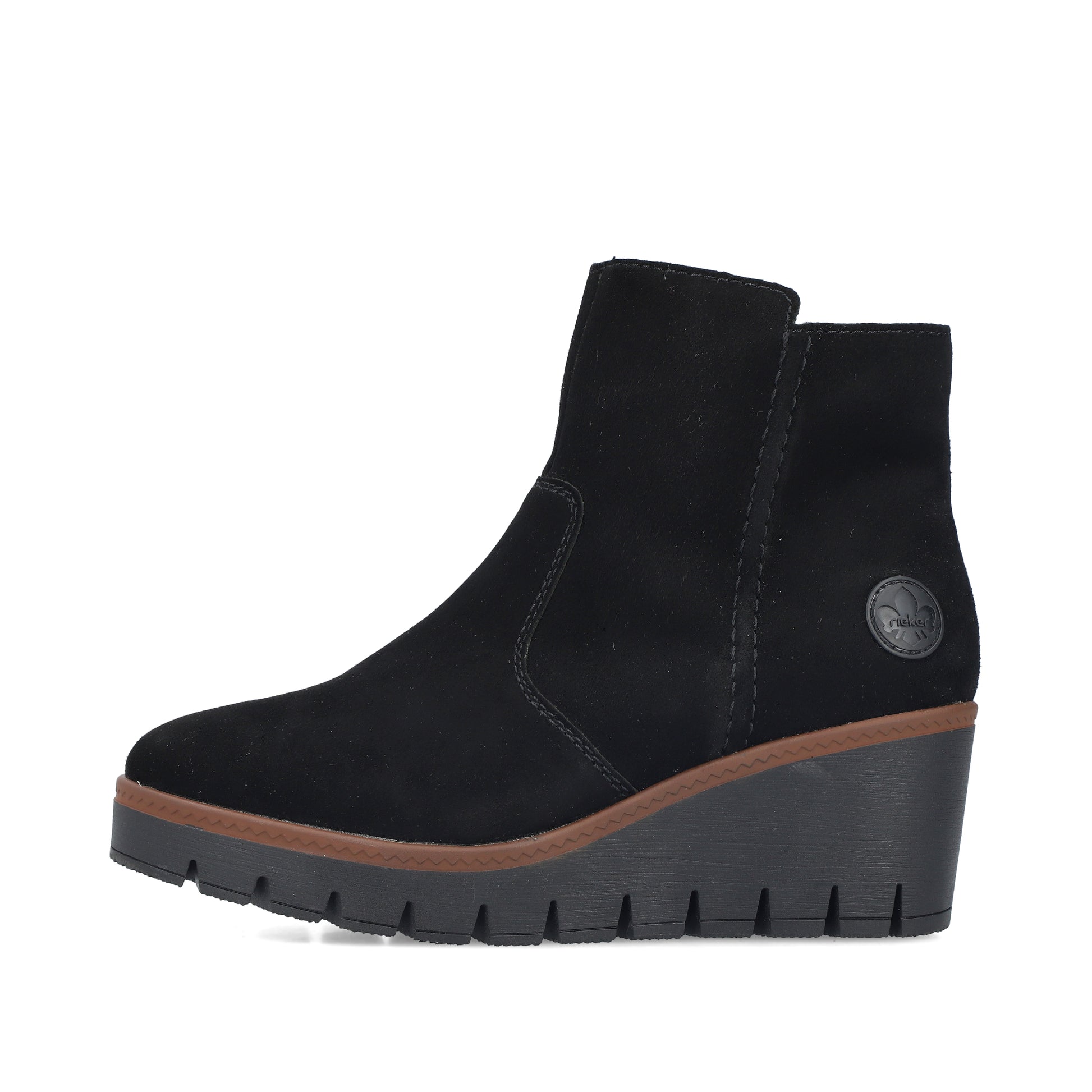 Black Zip Boots for Women | Rieker Y5065-00