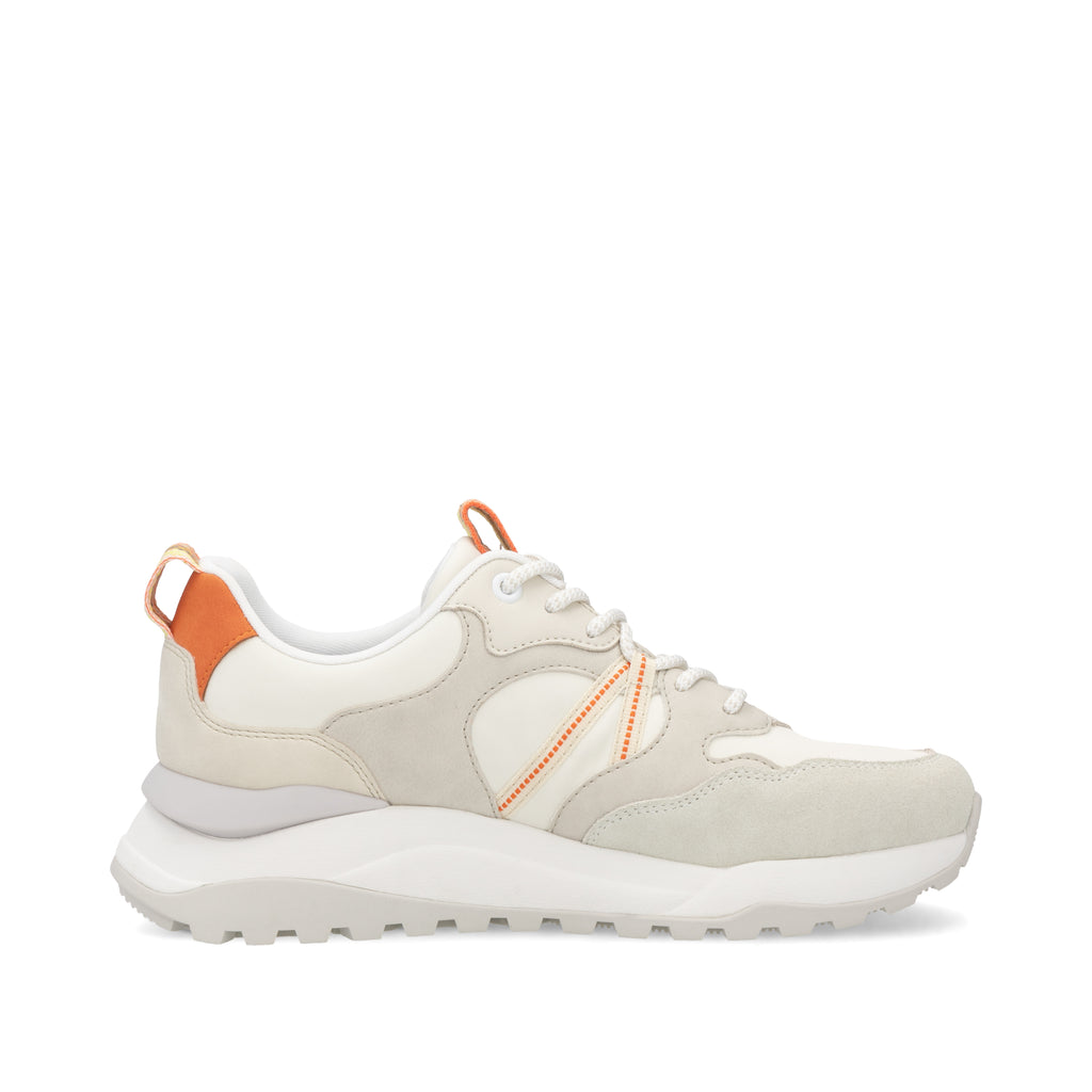 White Elasticated Shoes for Women | Rieker W2501-80