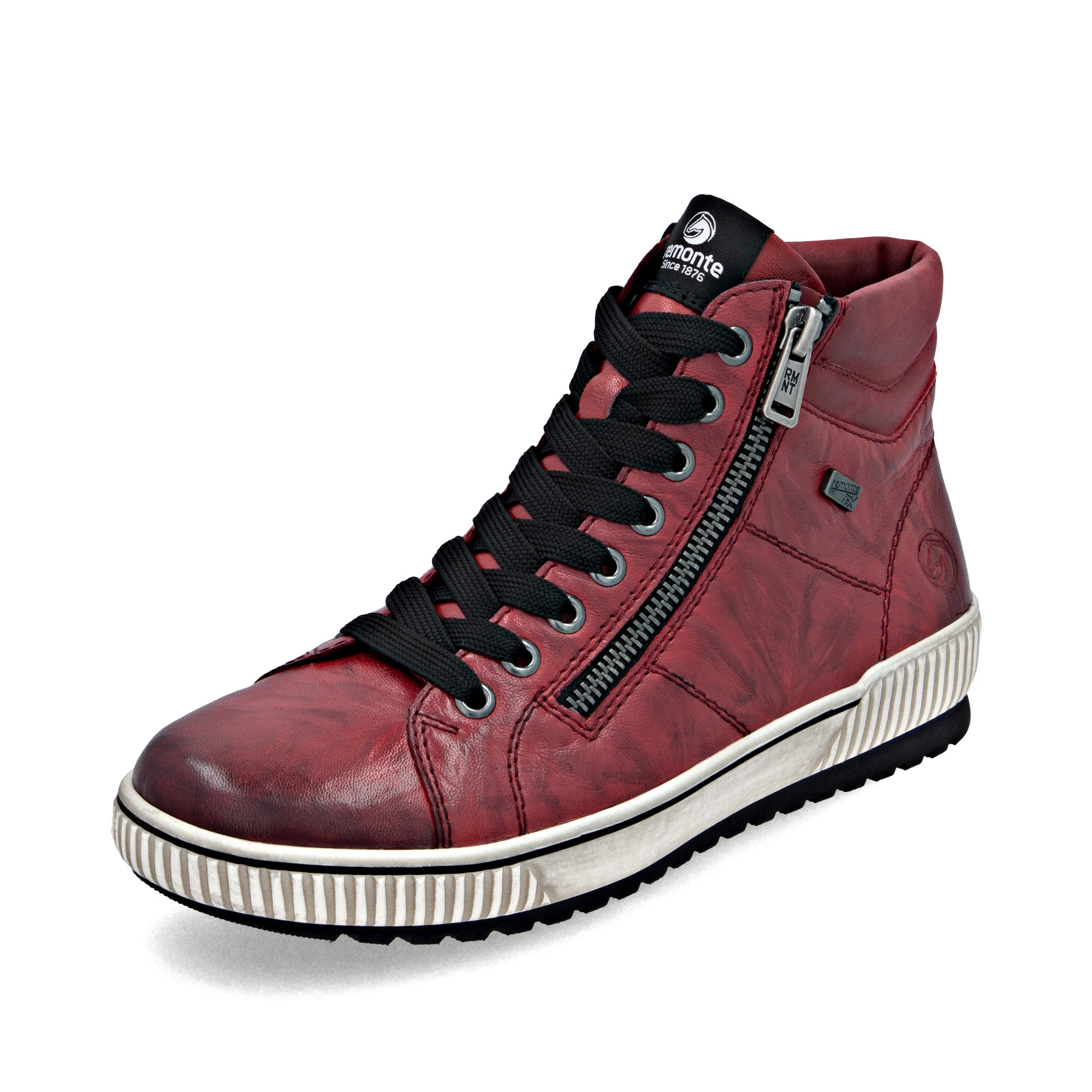 Red Zip Boots for Women | Remonte D0772-36