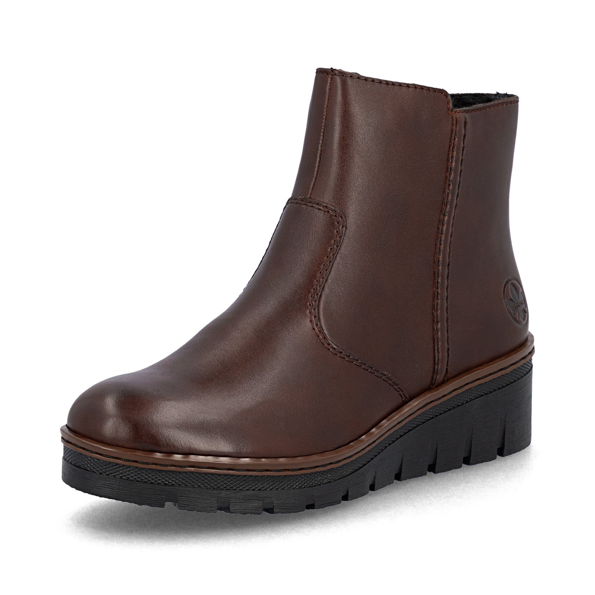Brown Zip Boots for Women | Rieker X9165-27