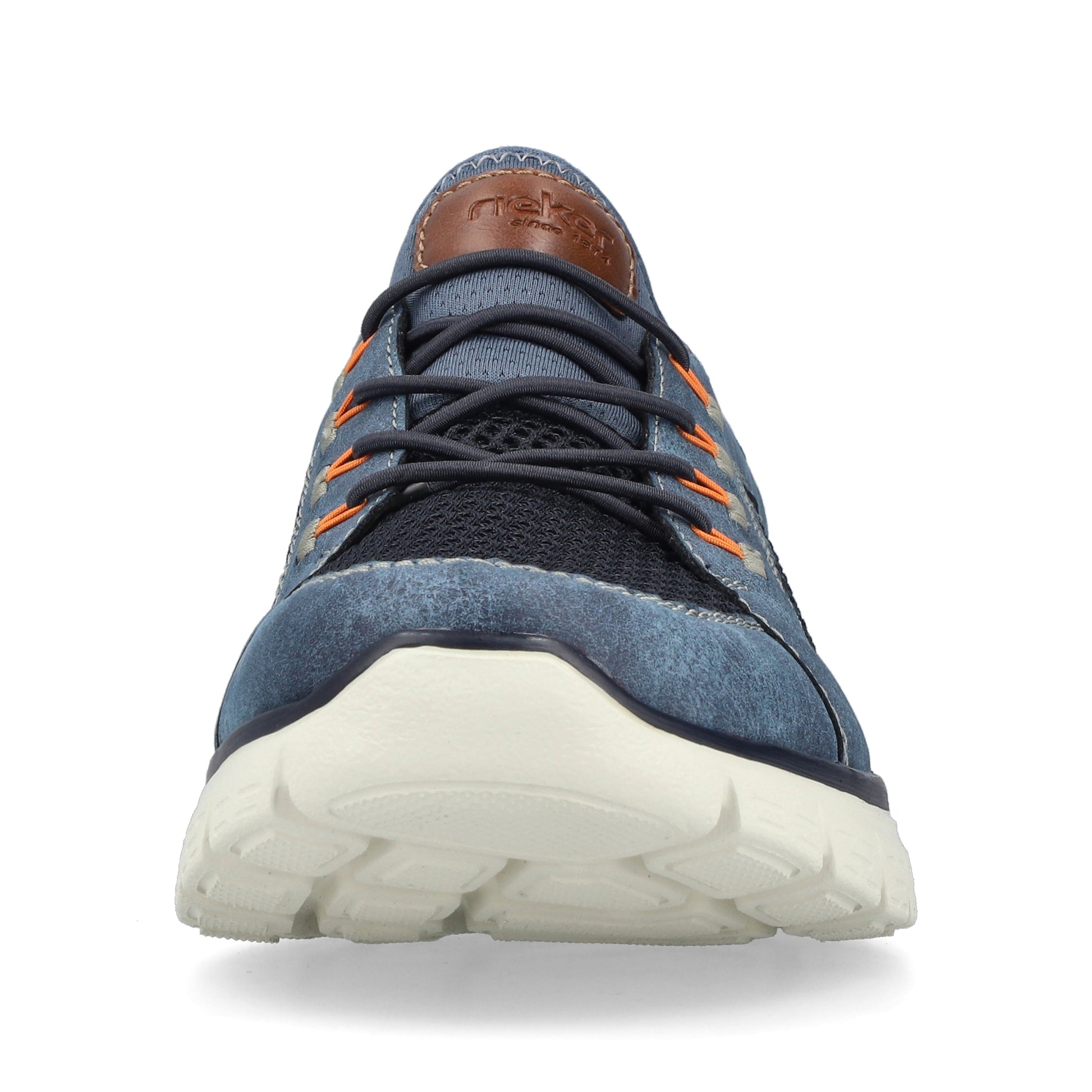 Blue Elasticated Shoes for Men | Rieker B6660-14