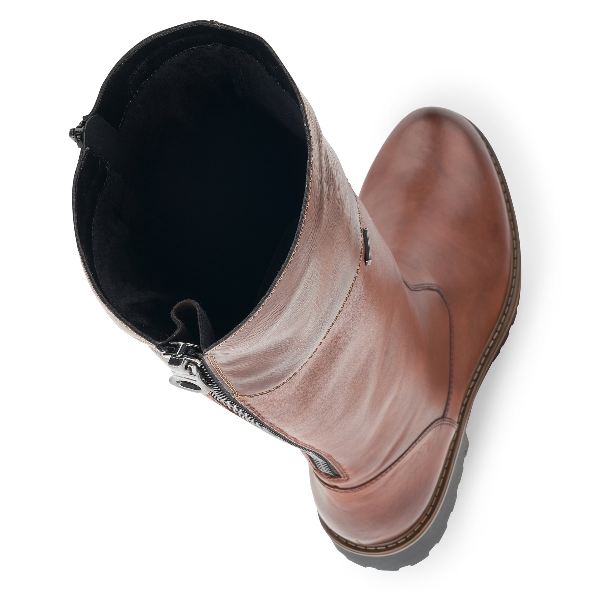 Brown Zip Boots for Women | Remonte R6581-22