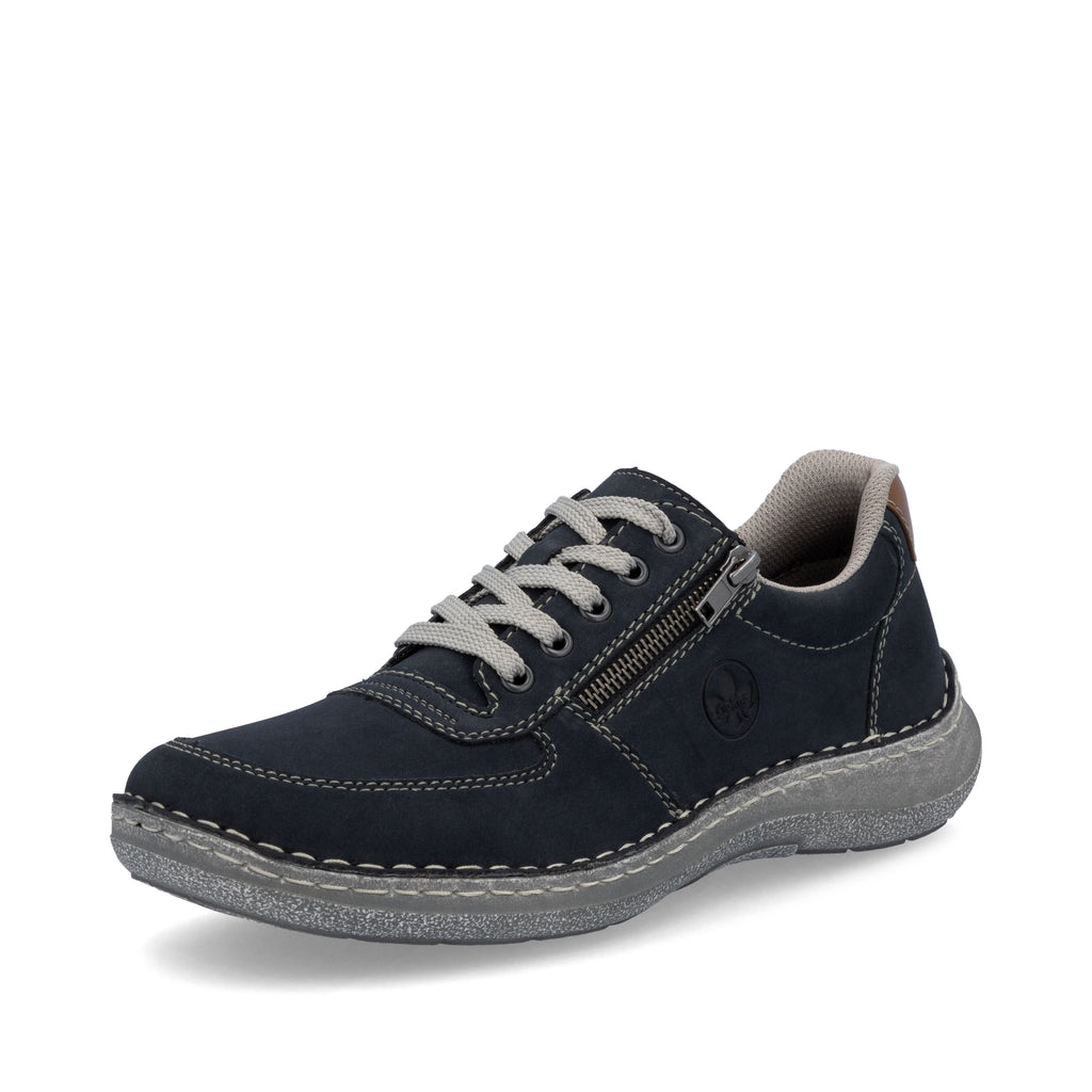 Blue Zip Shoes for Men | Rieker 03030-14