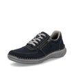 Rieker Men's Casual Lace-up Shoe - Blue | 03030-14