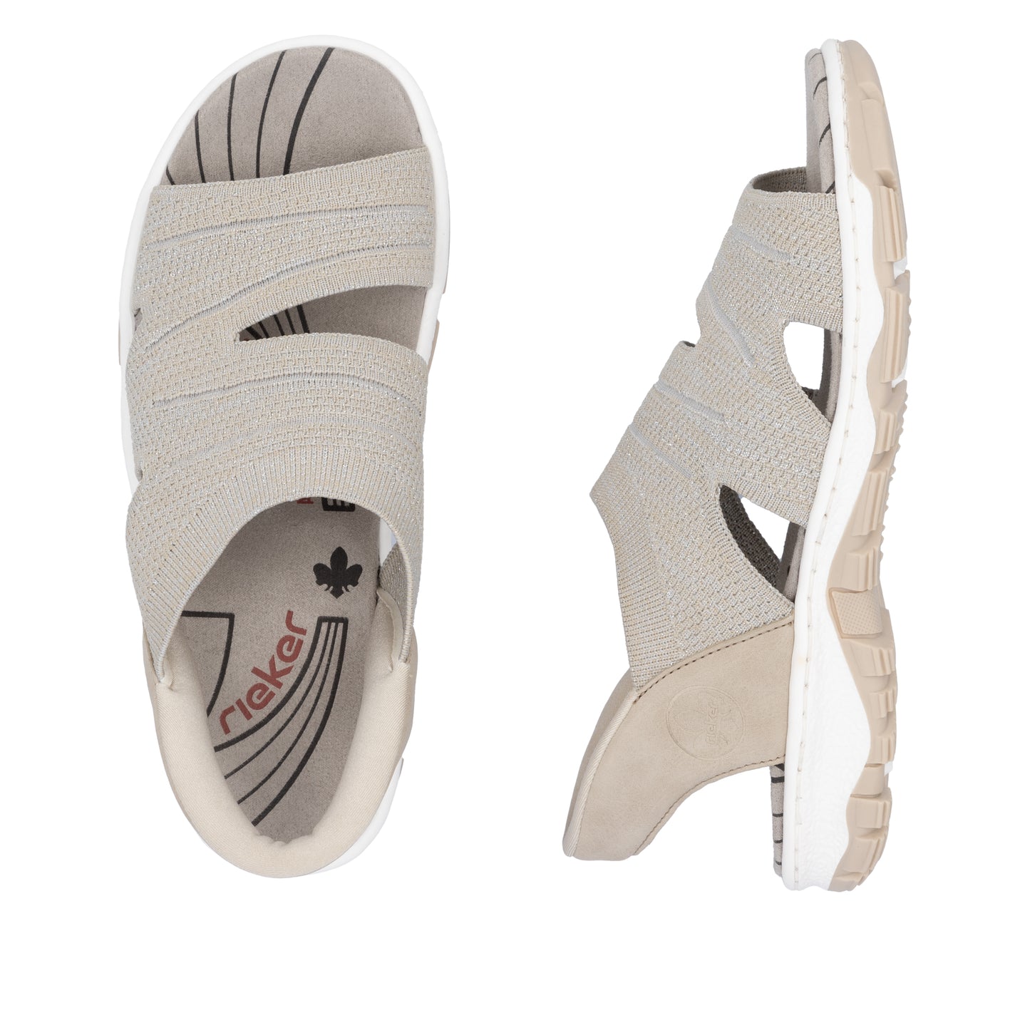 Rieker Woman's Sandals - Beige | 68895-64
