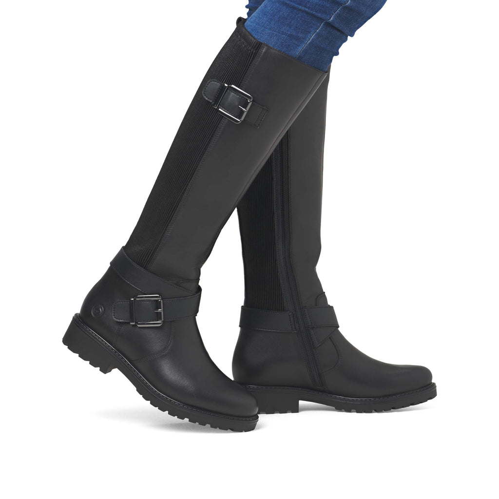 Black Zip Boots for Women | Remonte R6593-00