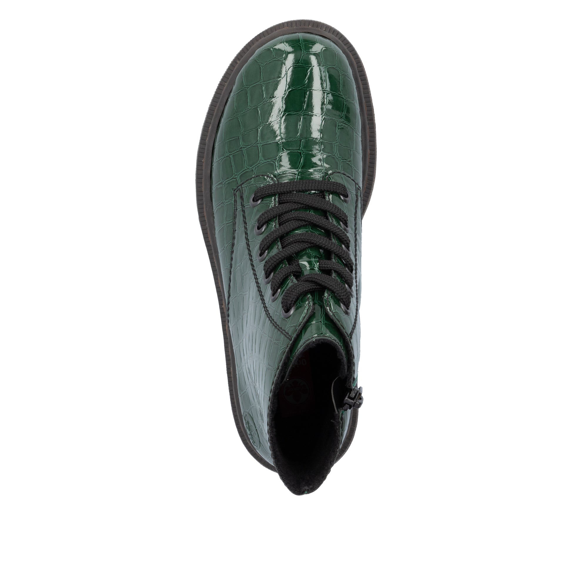 Green Zip Boots for Women | Rieker 78240-54