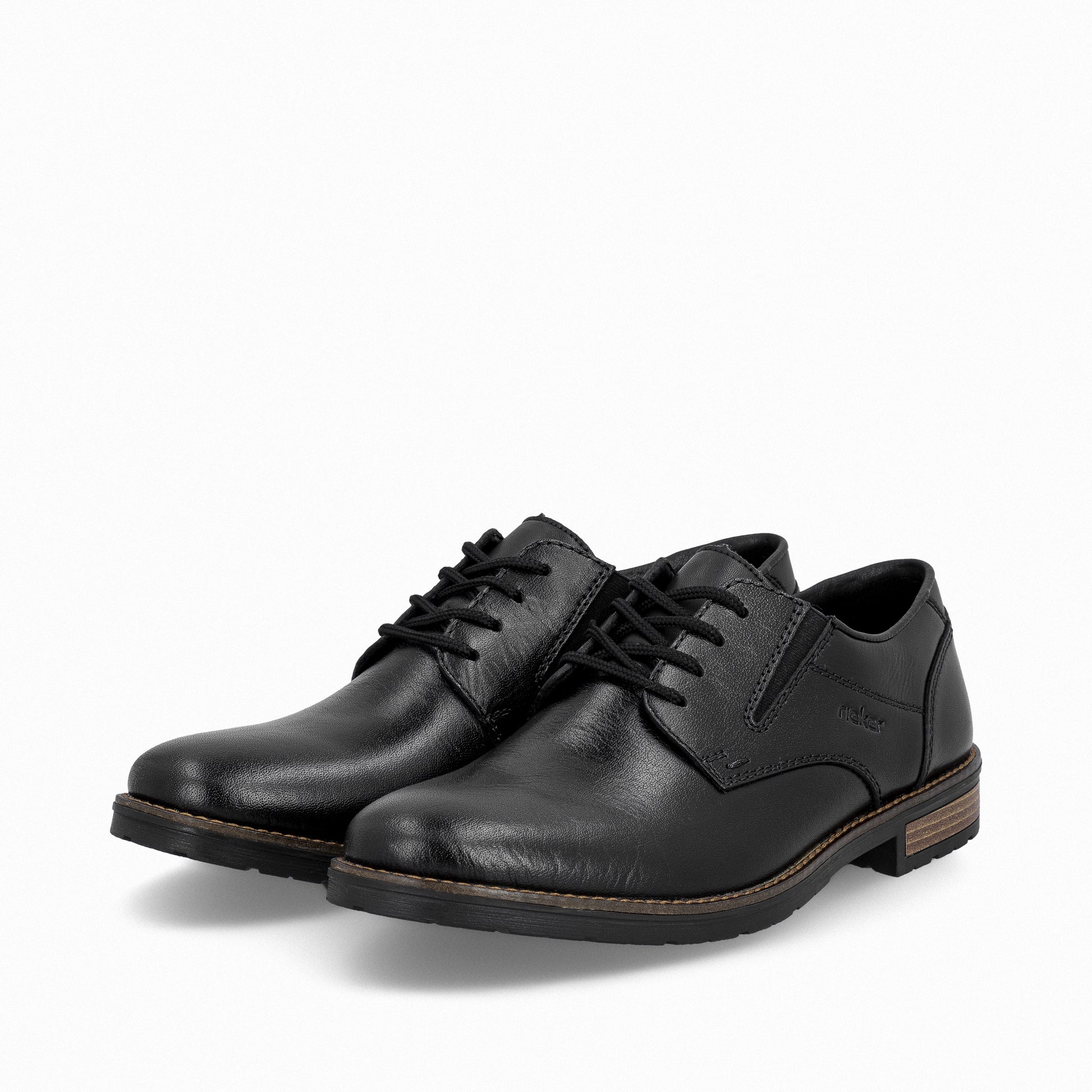 Black Elasticated Shoes for Men | Rieker 14621-00
