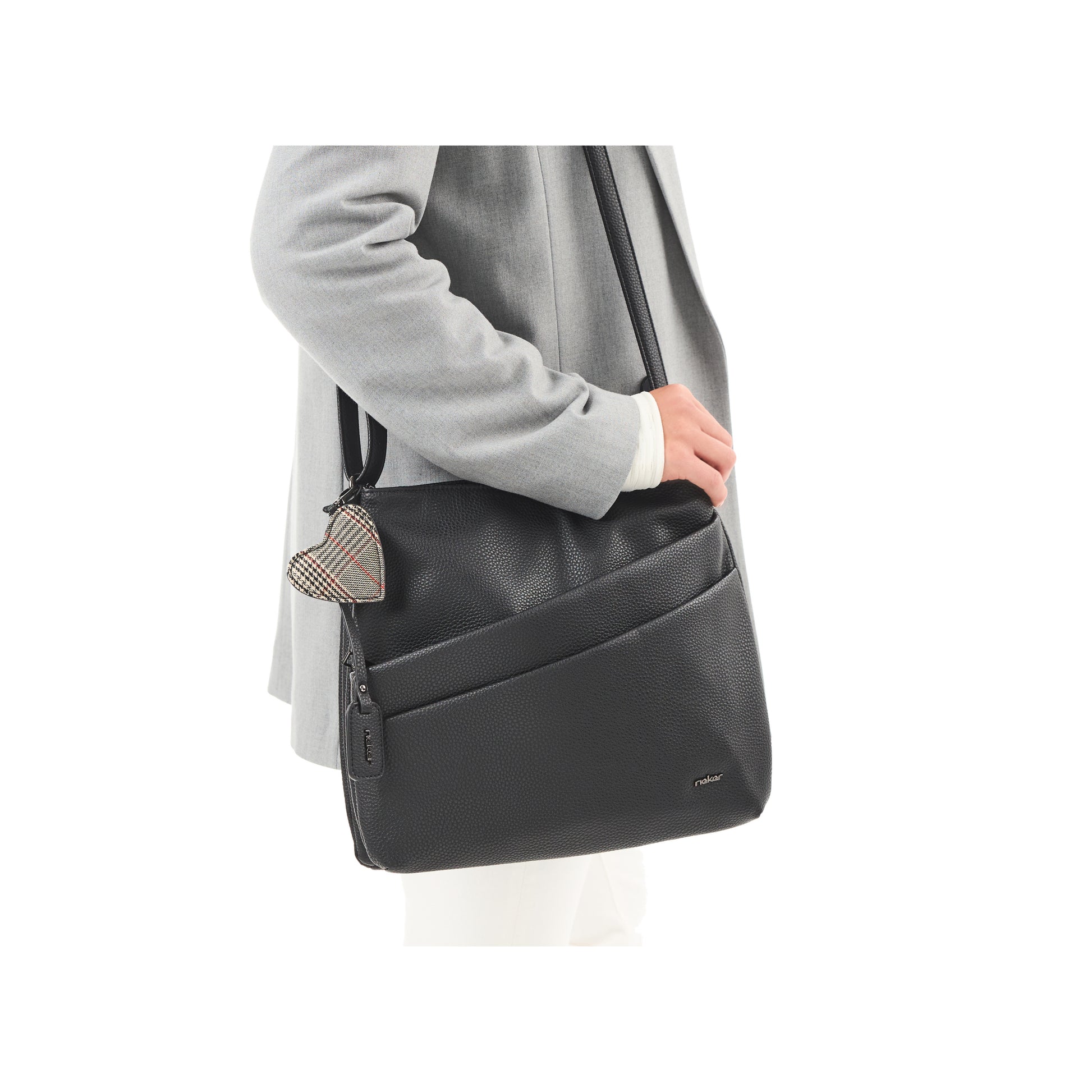 Black Zip Bags for Women | Rieker H1005-02