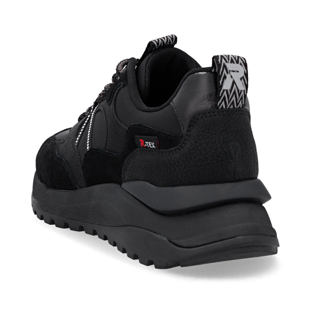 Black Elasticated Shoes for Women | Rieker W2501-00