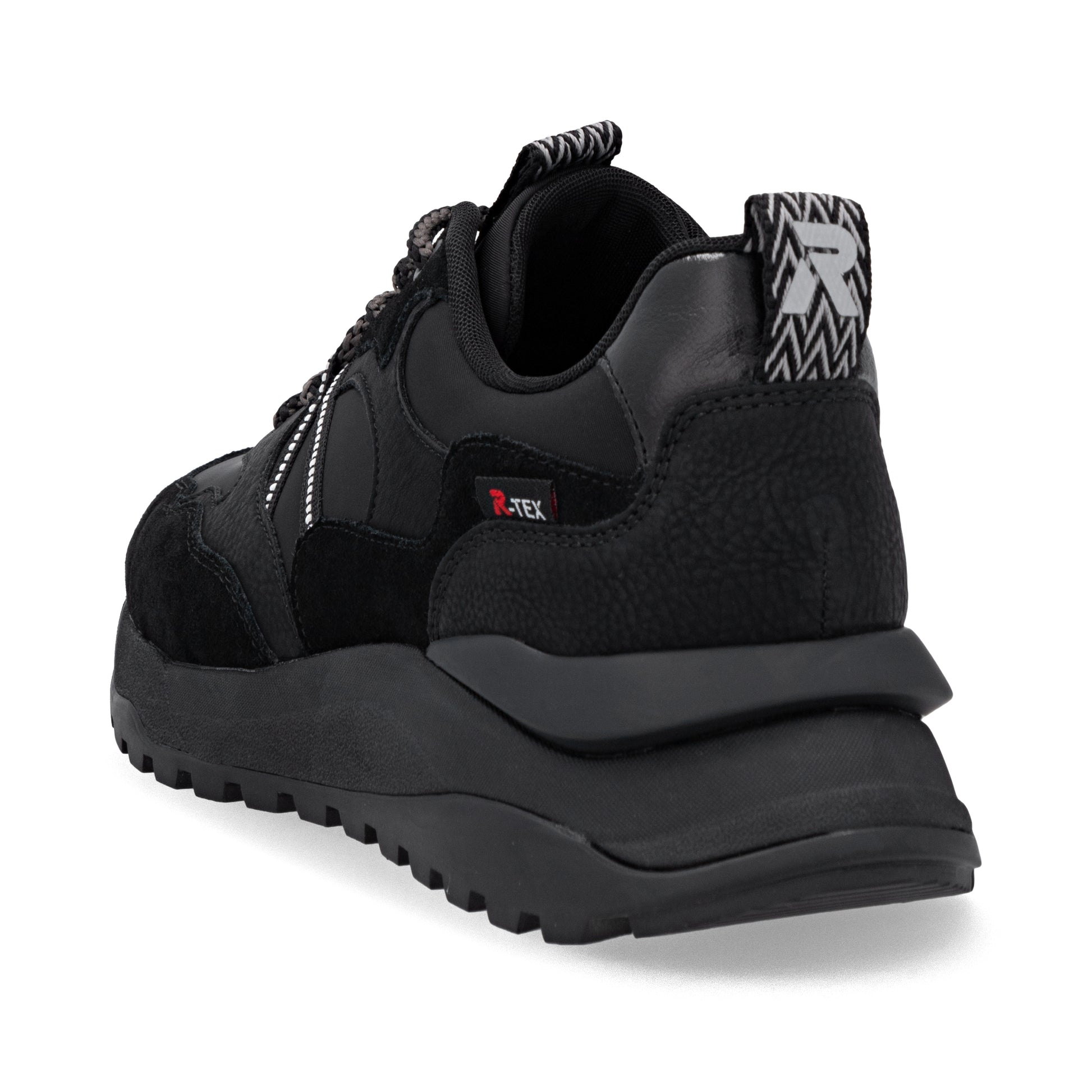 Black Elasticated Shoes for Women | Rieker W2501-00