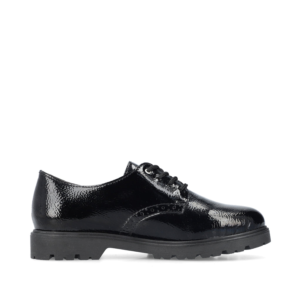 Black Elasticated Shoes for Women | Rieker 45502-00