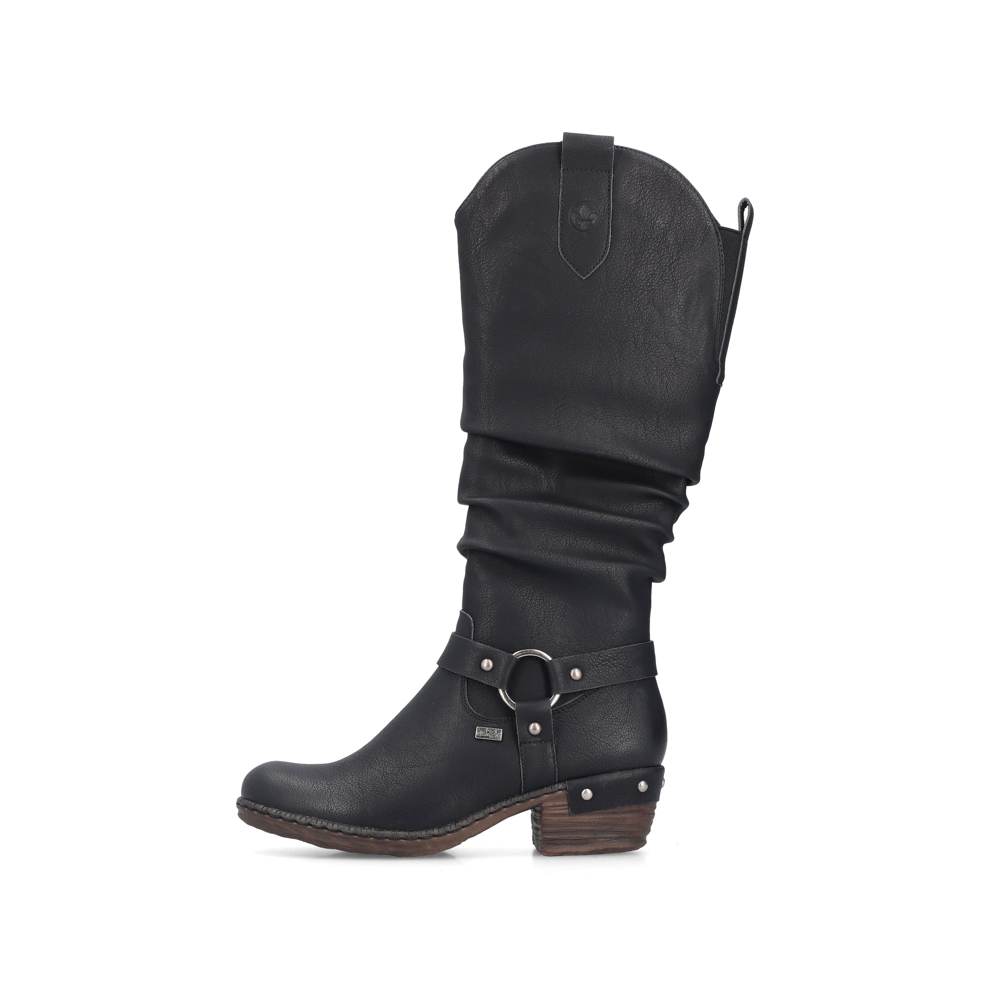 Black Zip Boots for Women | Rieker 93670-00