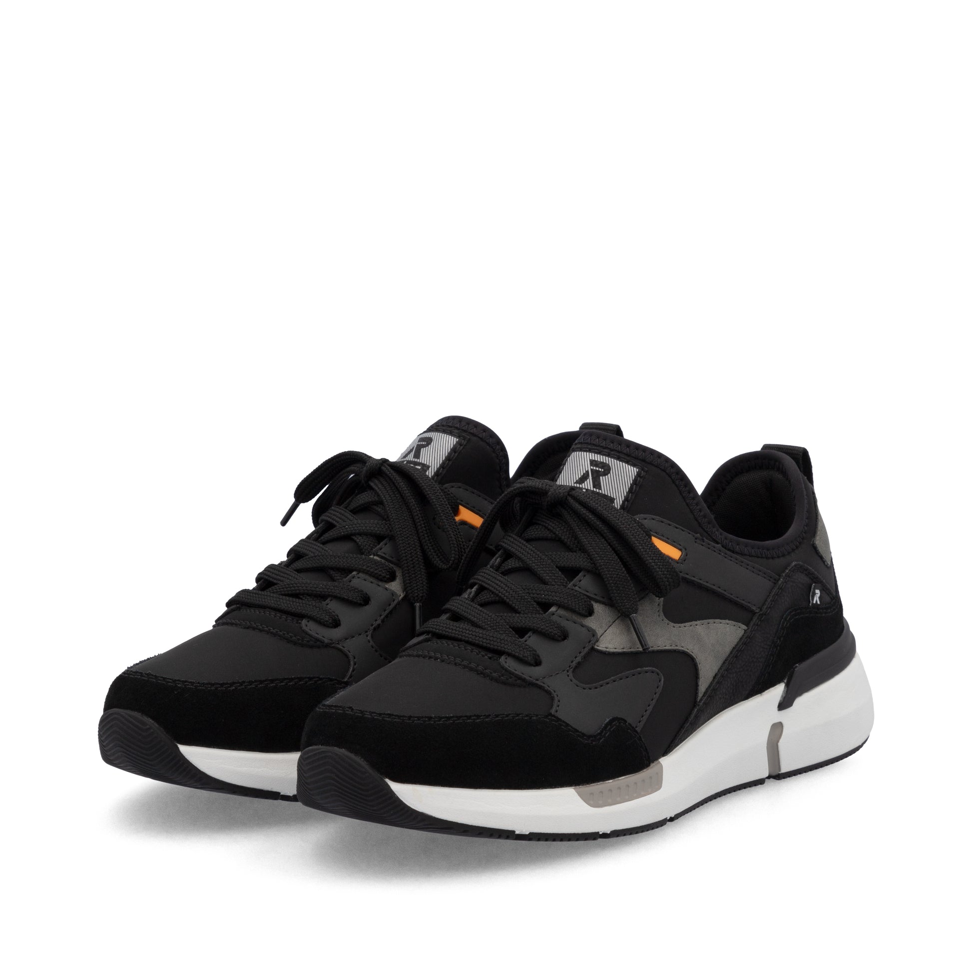 Black Elasticated Shoes for Men | Rieker U1403-00