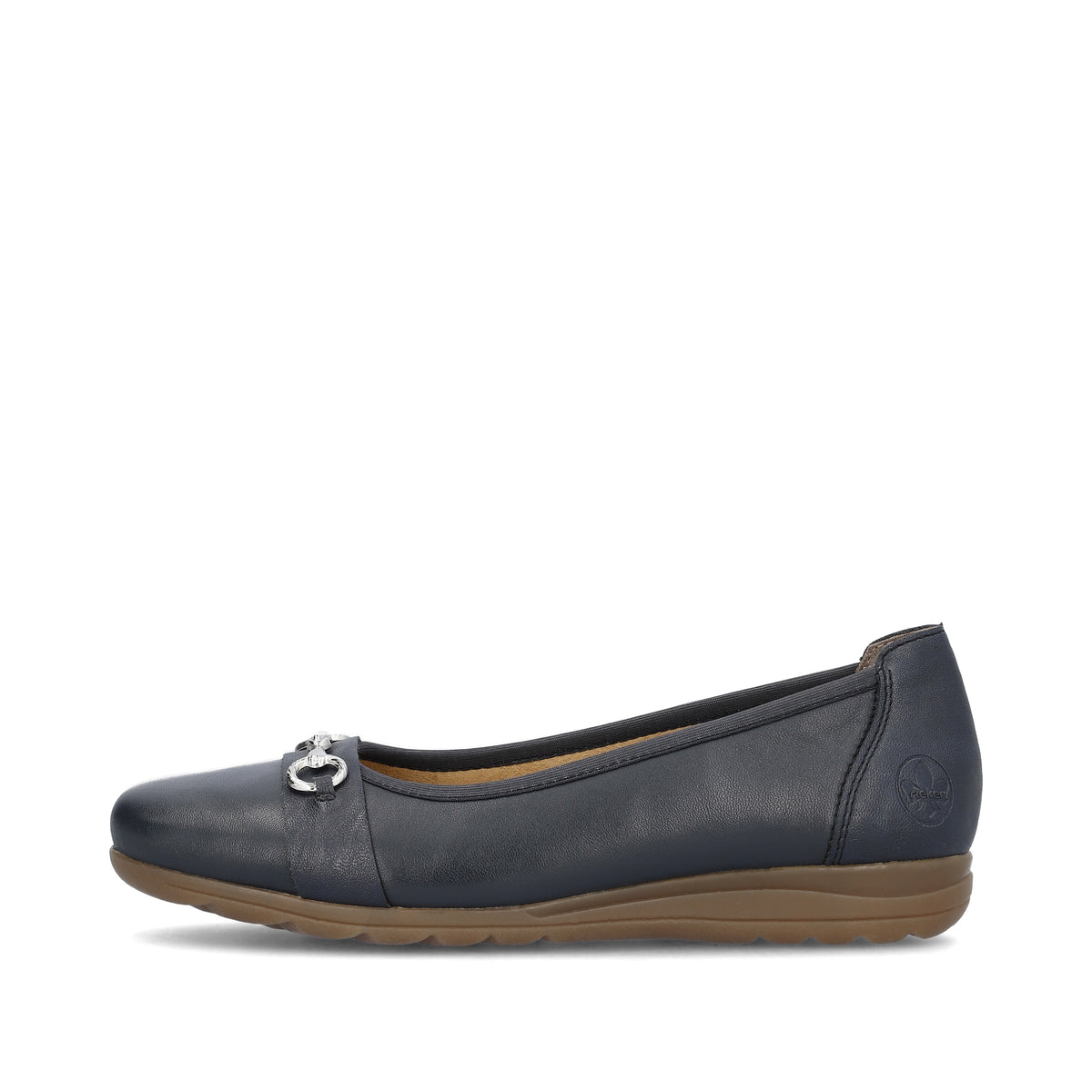 Rieker Women's Blue Ballerina Shoe | L9360-14