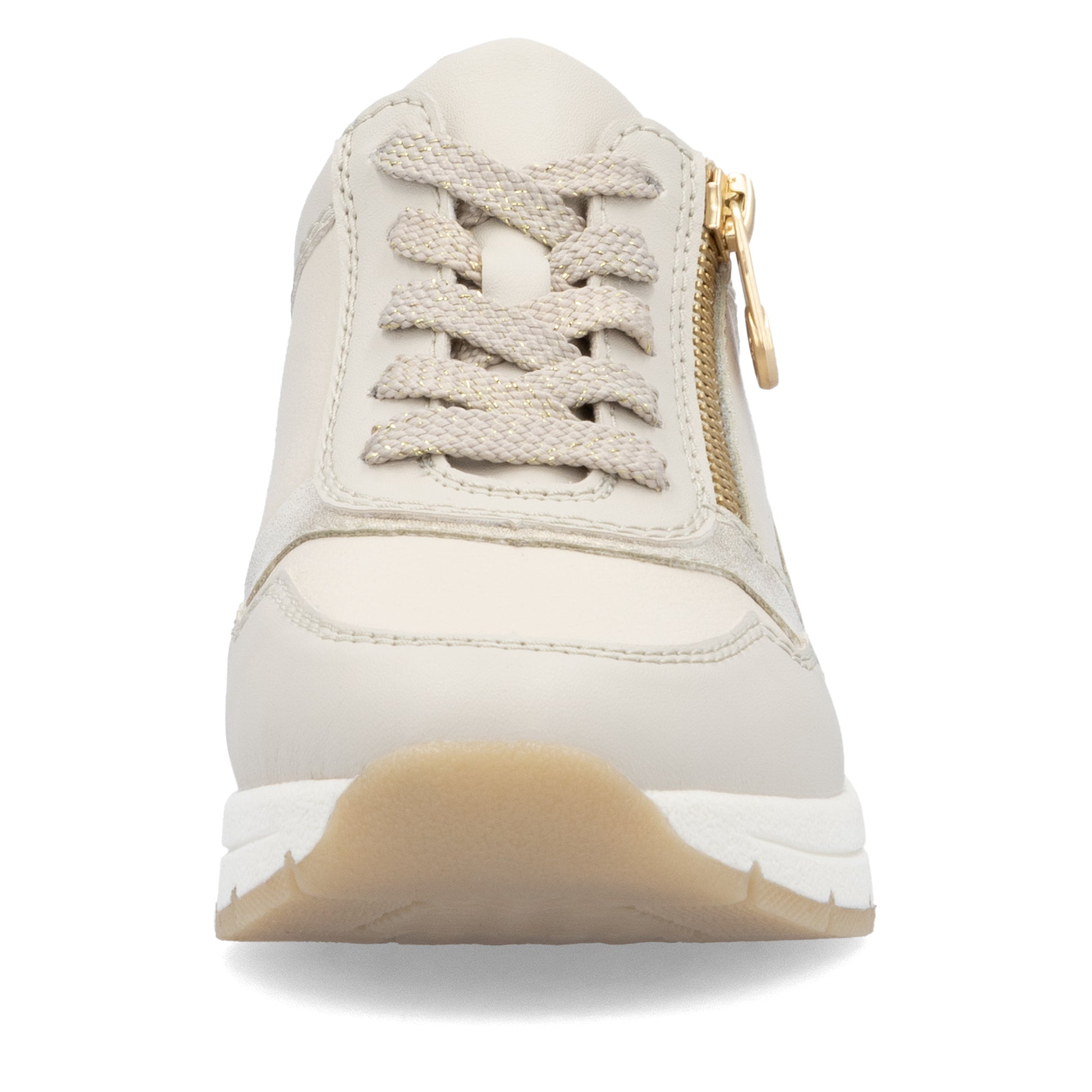 Beige Zip Shoes for Women | Rieker N9301-60