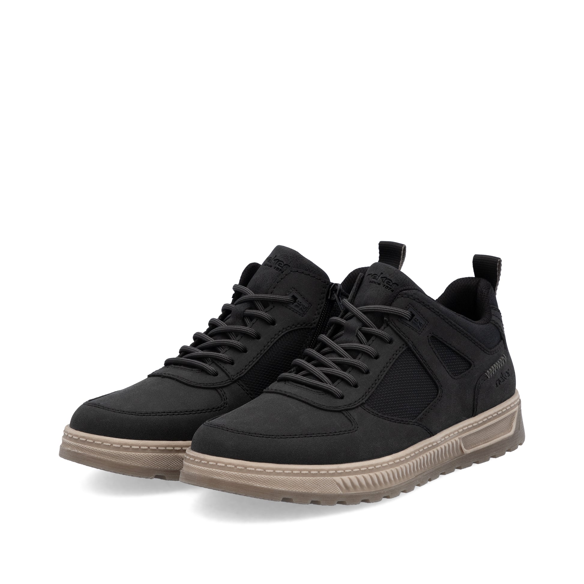 Black Zip Boots for Men | Rieker 37004-00