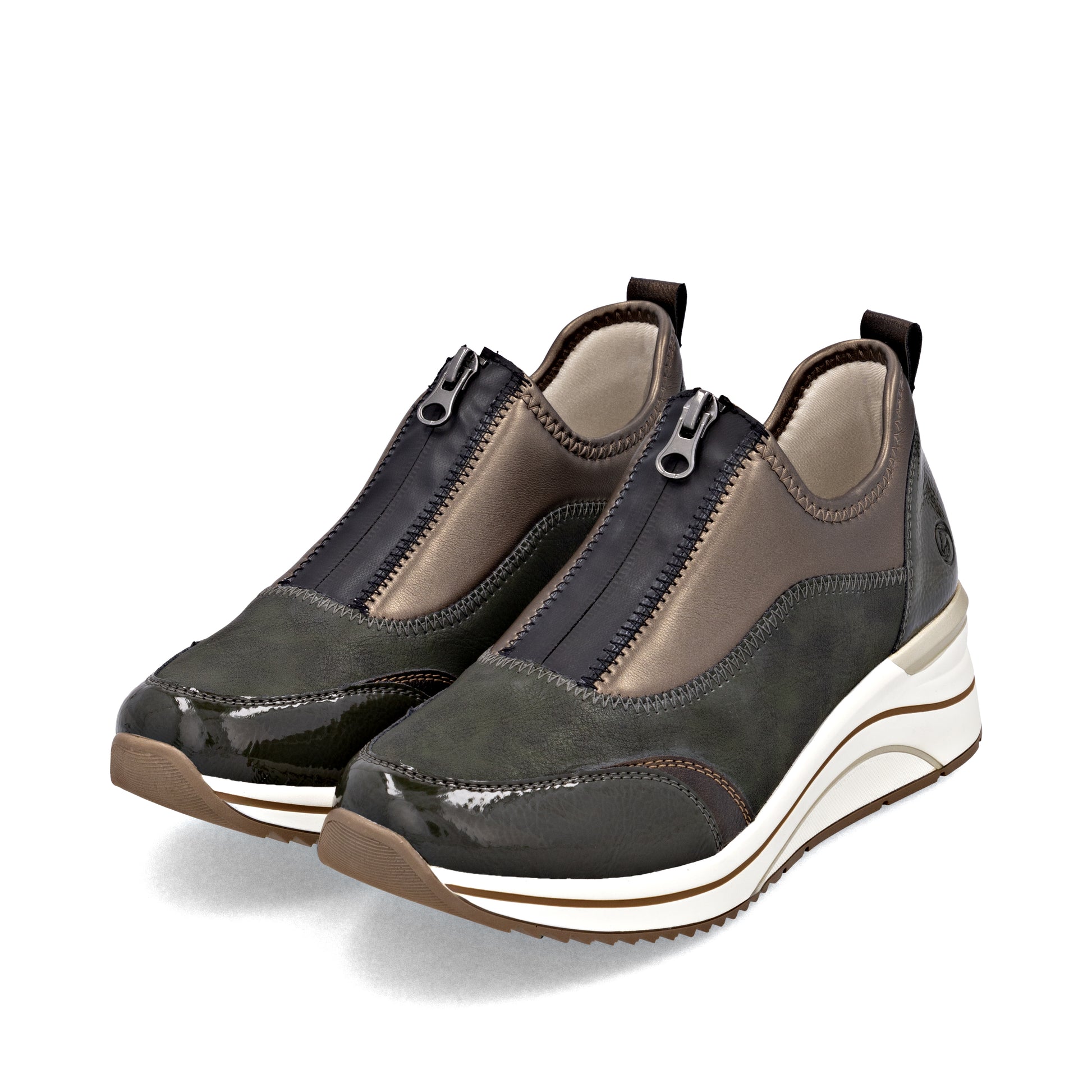 Green Zip Shoes for Women | Remonte D0T08-54