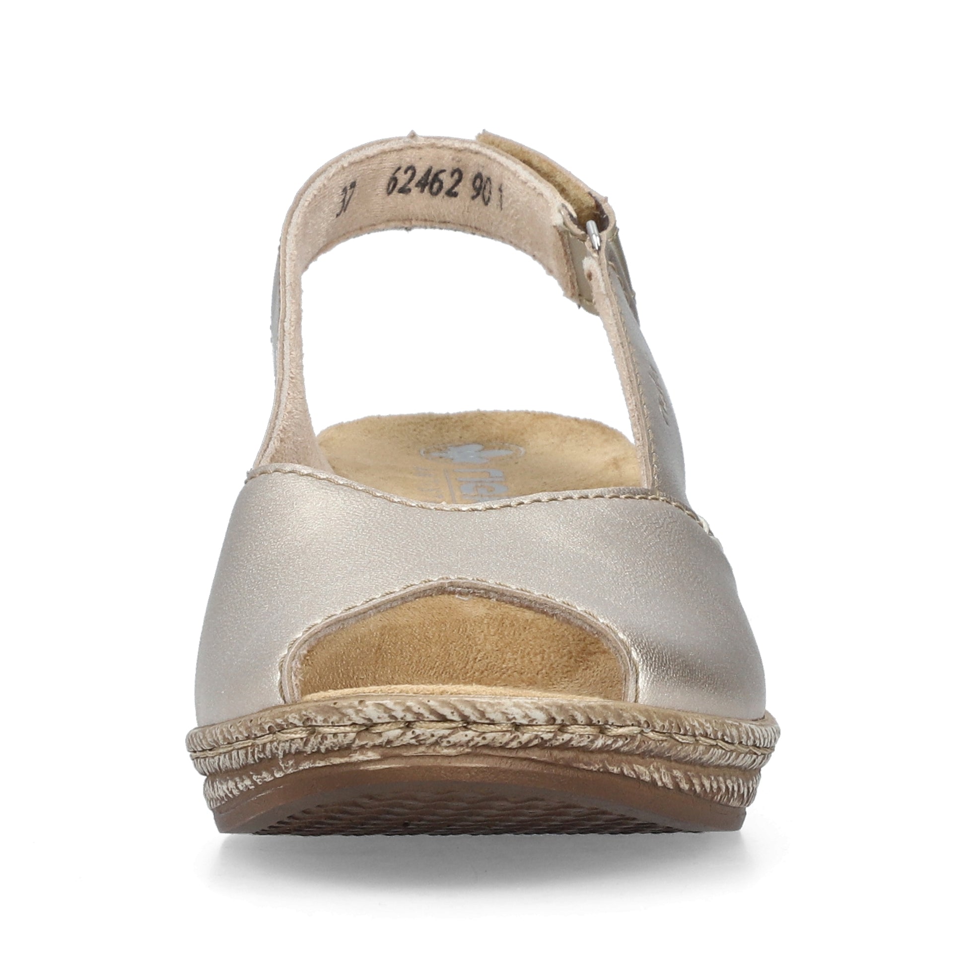 Gold Hook & Loop Sandals for Women | Rieker 62462-90