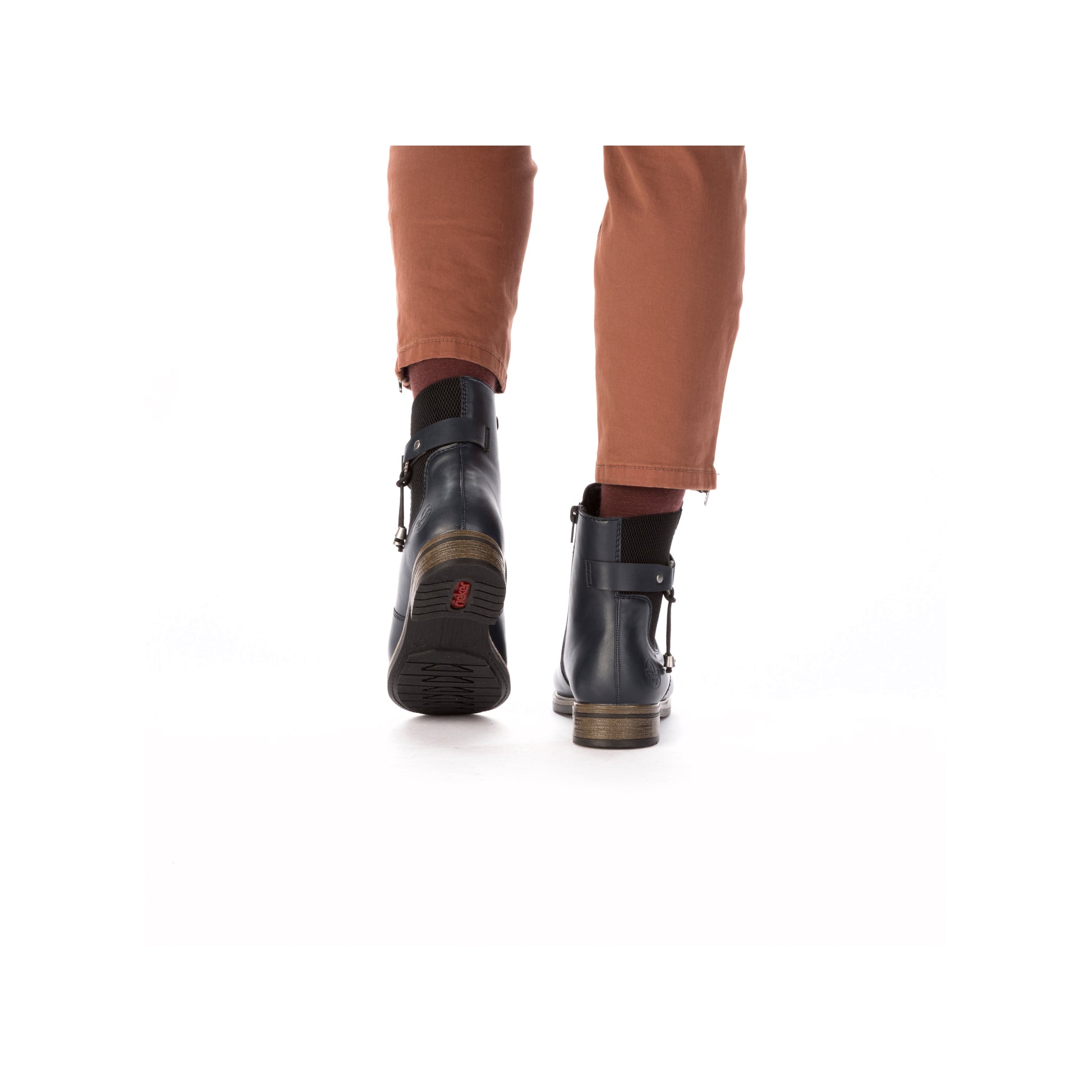 Blue Zip Boots for Women | Rieker 72258-14