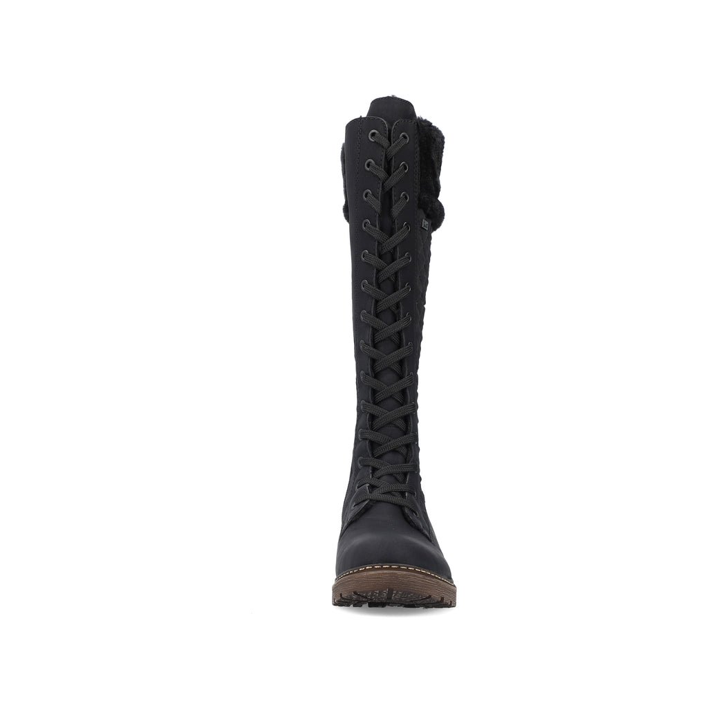 Black Zip Boots for Women | Rieker Z4740-00