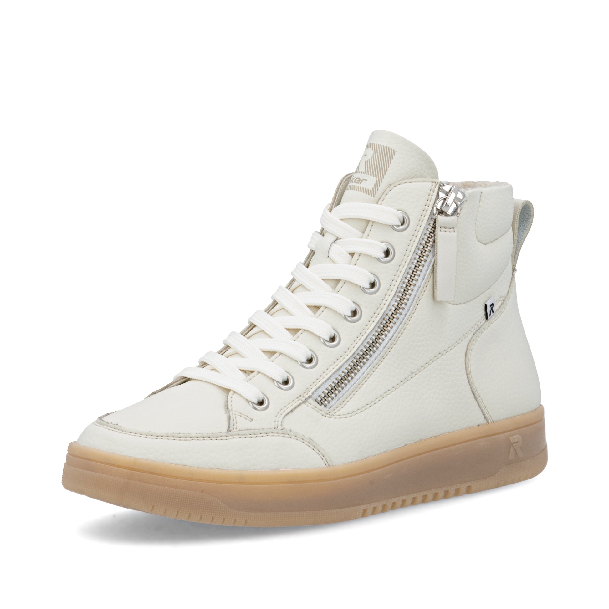 White Zip Boots for Women | Rieker Sport W1971-80