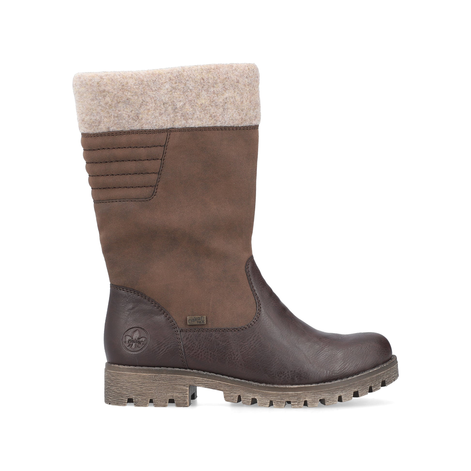 Brown Zip Boots for Women | Rieker 78585-25