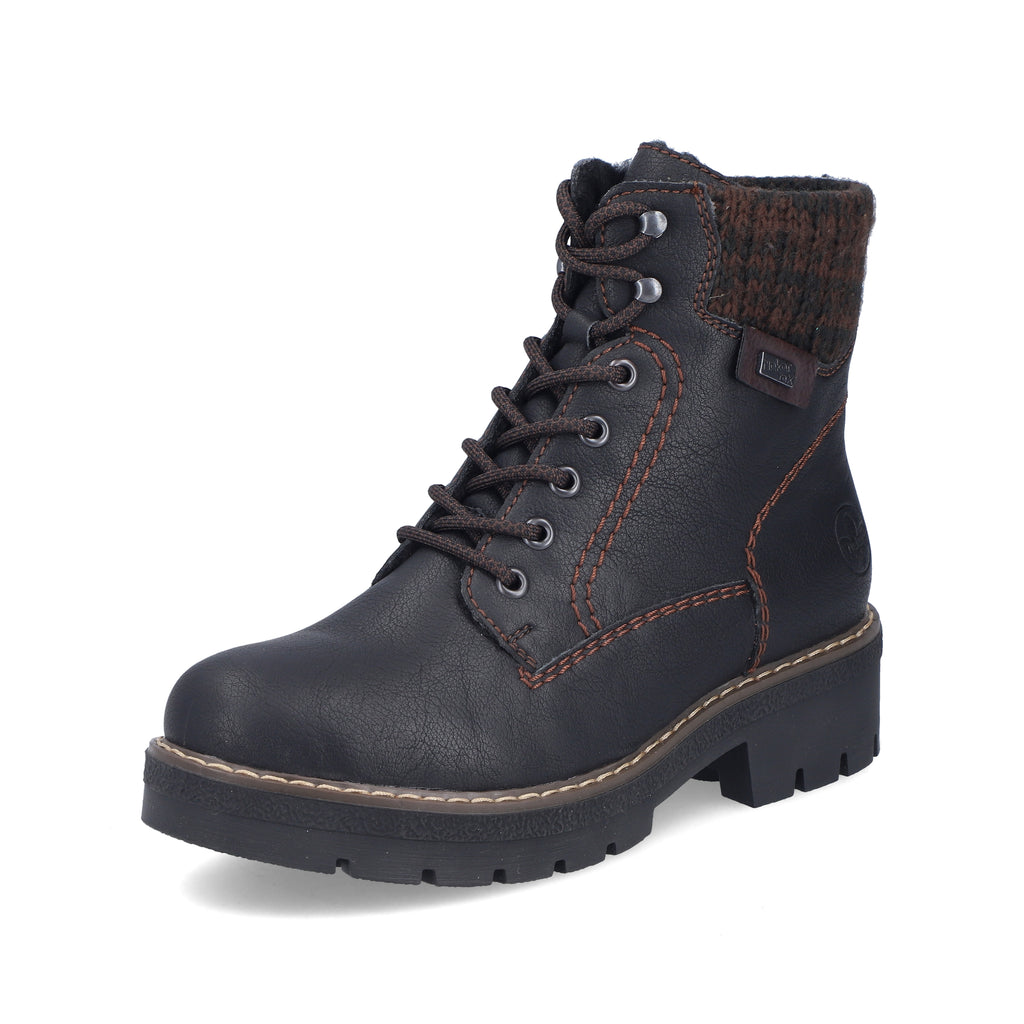 Black Zip Boots for Women | Rieker Y8130-00