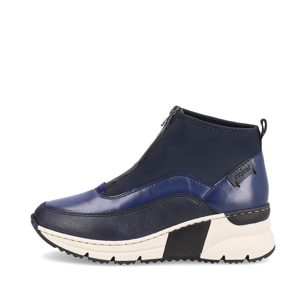 Blue Zip Boots for Women | Rieker N6352-14