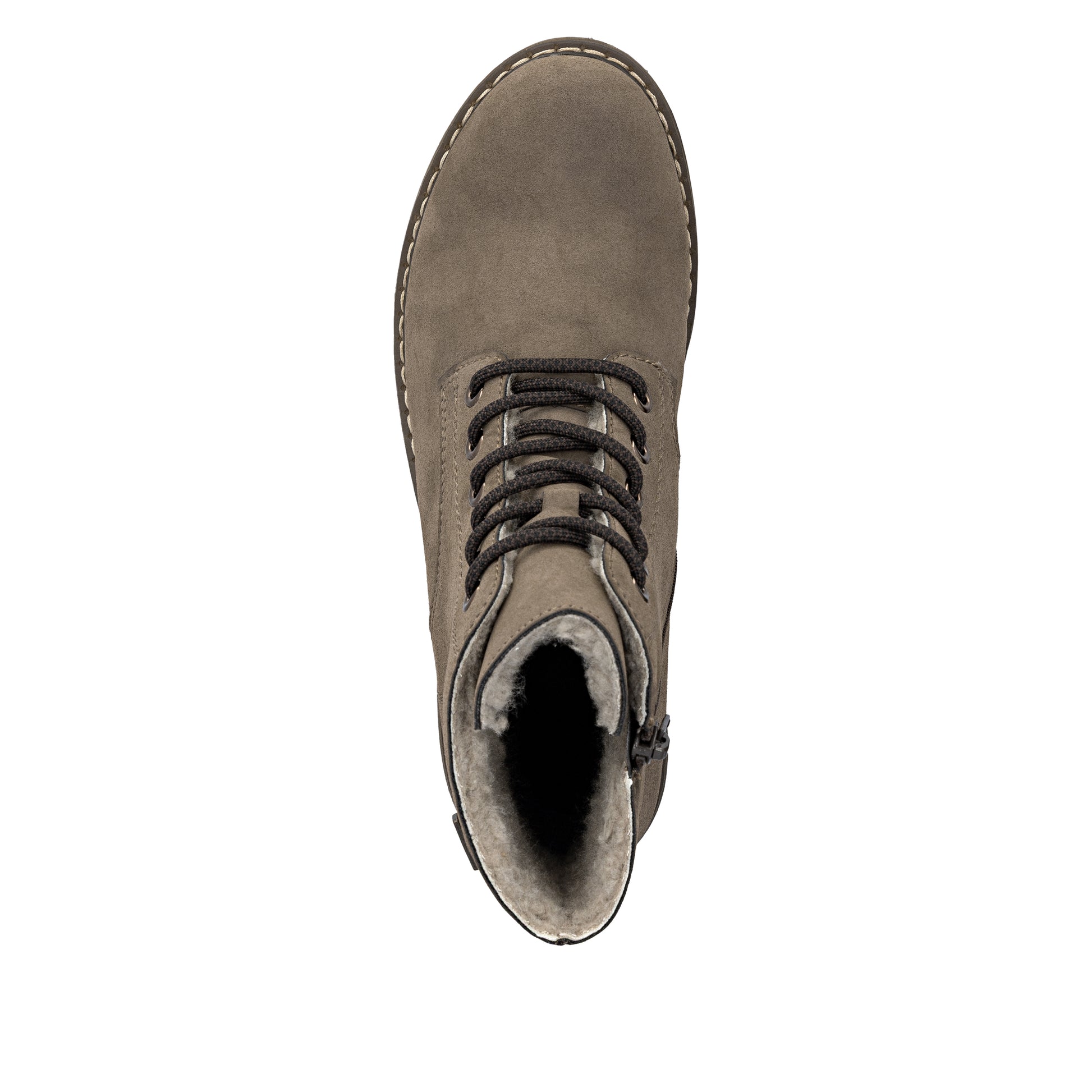 Brown Zip Boots for Women | Rieker Y9103-24