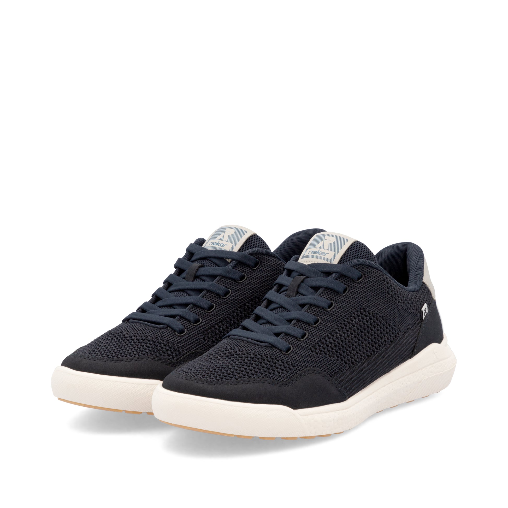 Blue Elasticated Shoes for Men | Rieker U1104-14