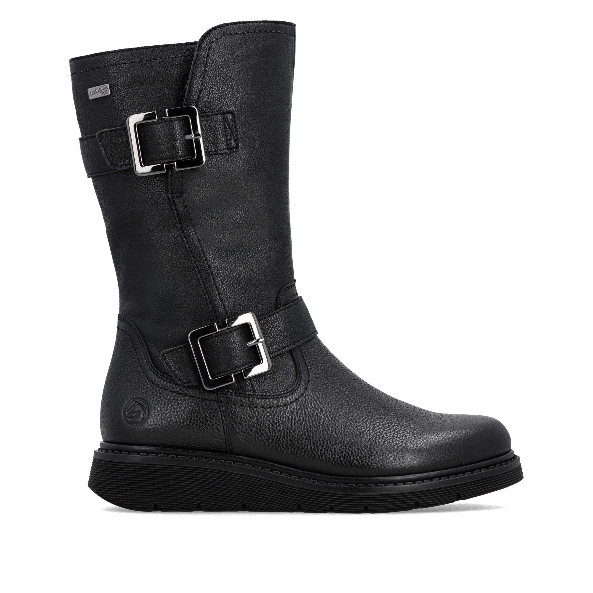 Black Zip Boots for Women | Remonte D3980-00