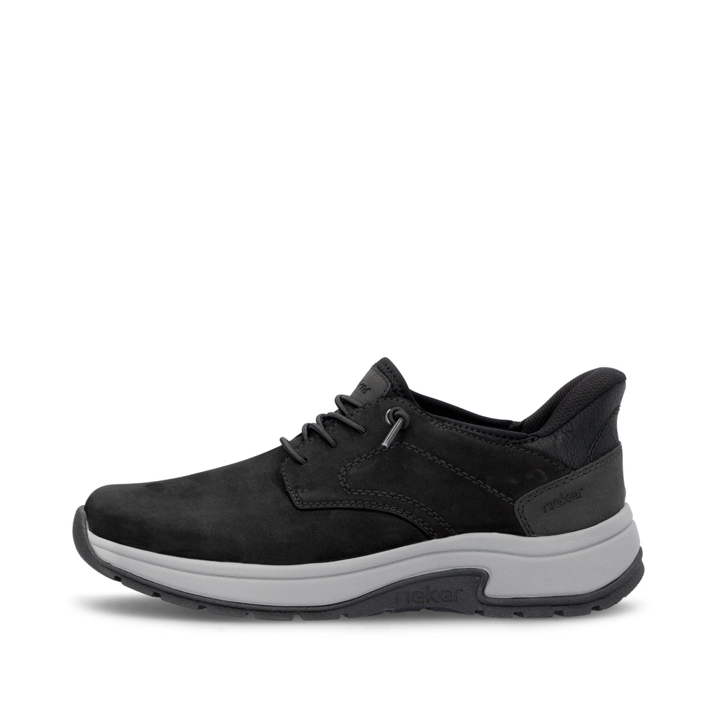 Black Elasticated Shoes for Men | Rieker 11050-00